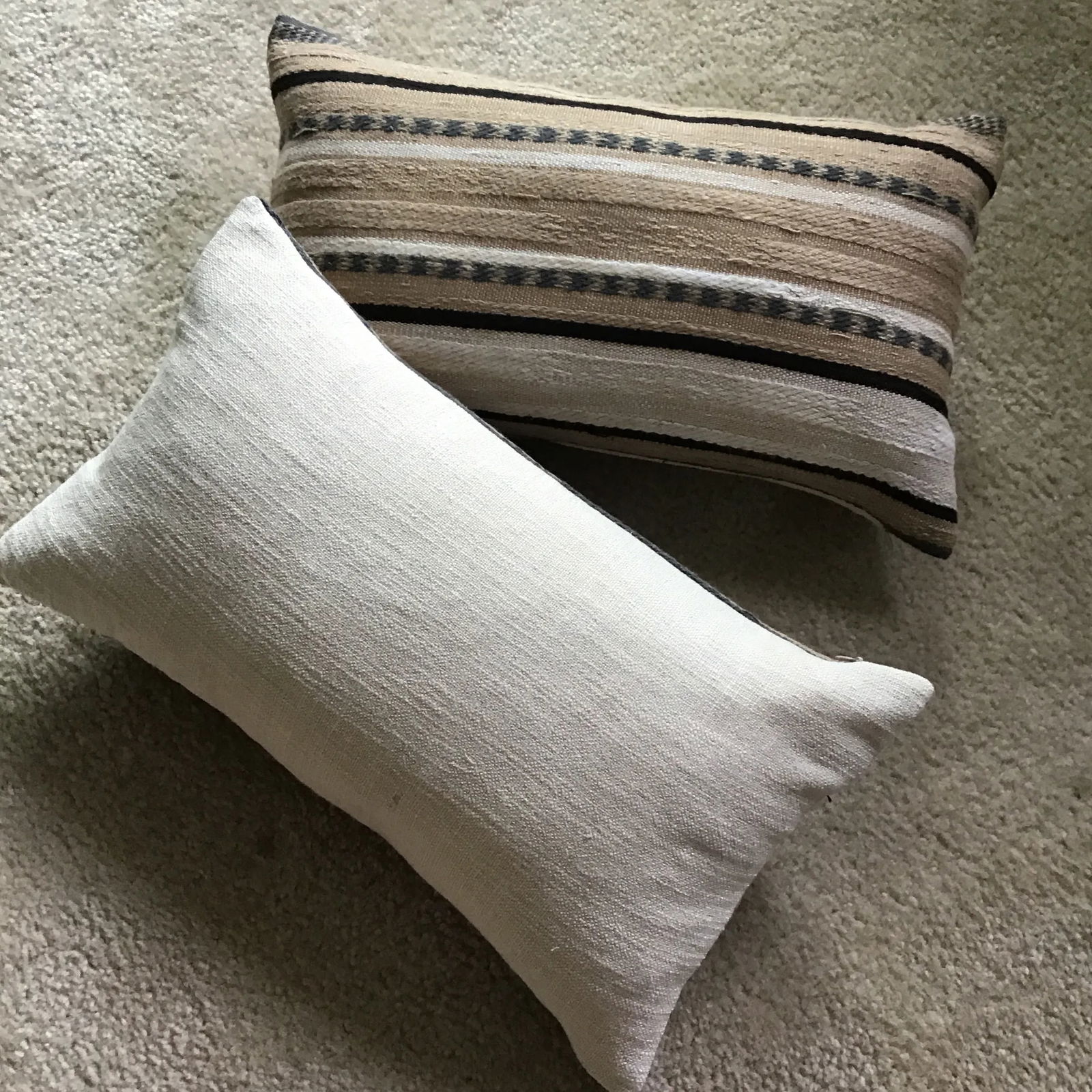 Kravet Lumbar Pillows Serape Blanket Fabric Kravet Couture Fabric Serape Blanket Style Lumbar Pillow - 3