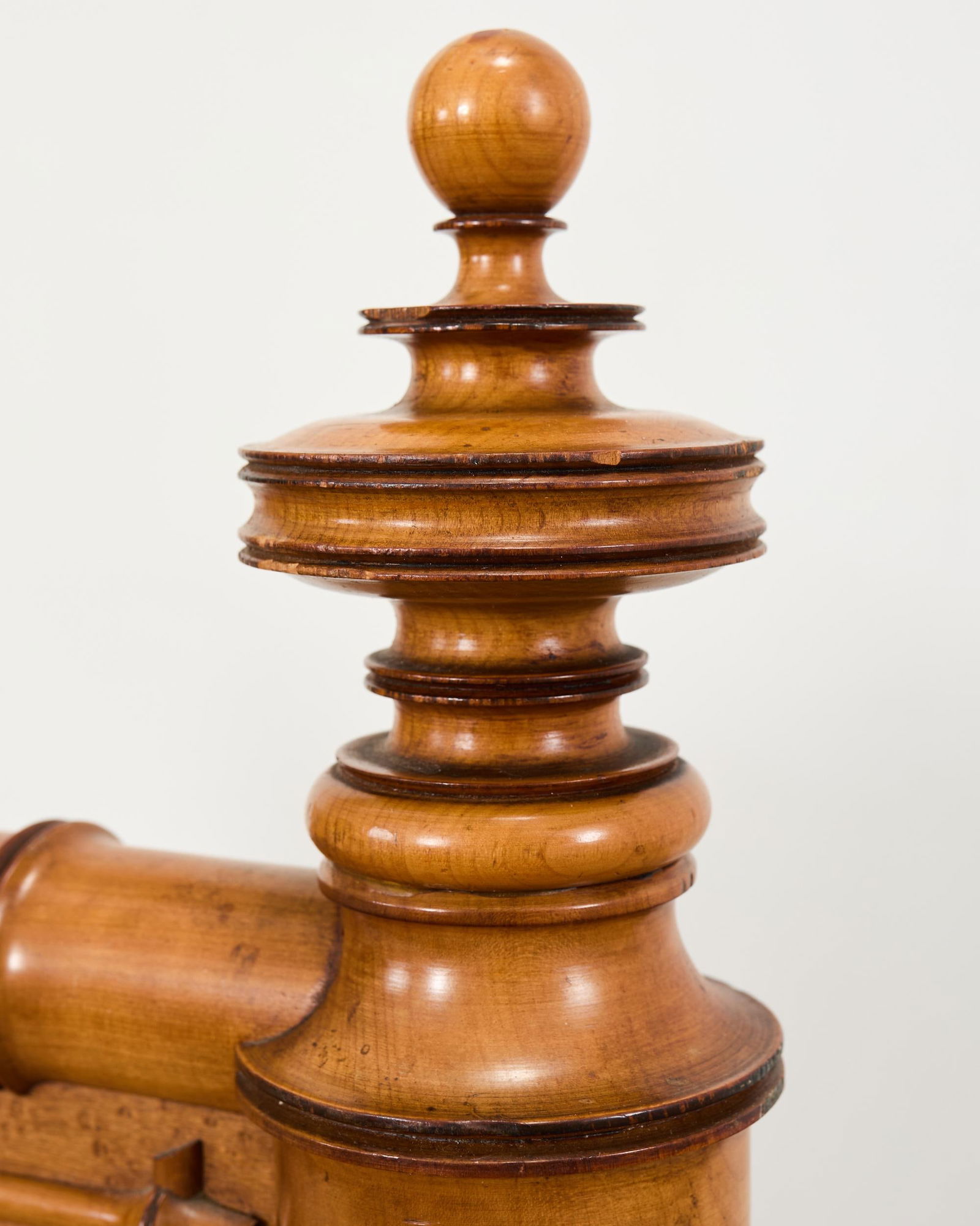 19th Century English Aesthetic Movement Faux Bamboo Maple Bed - 9