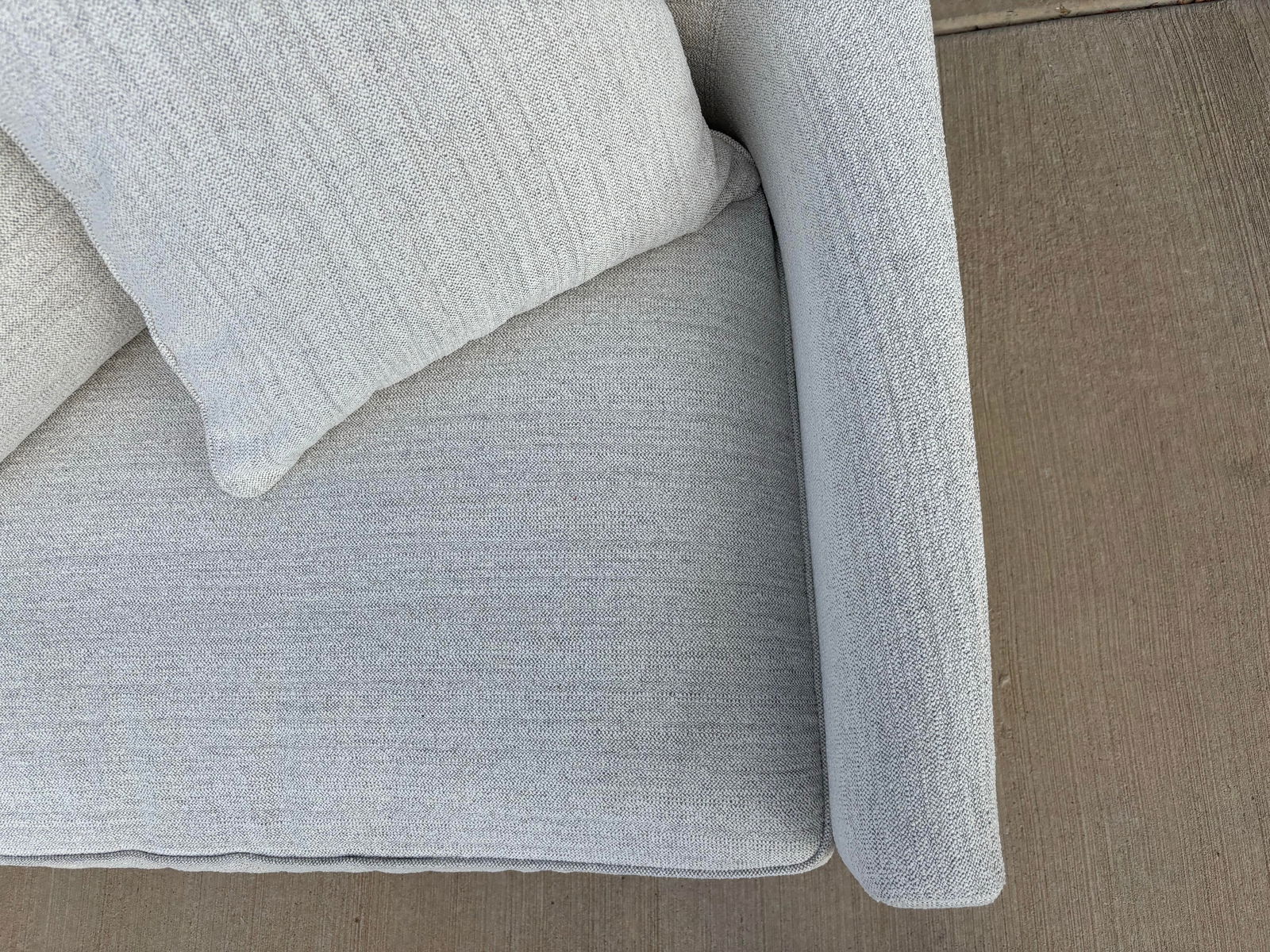 Charlotte Barclay Modern White Sofa, Alder & Tweed Furniture Co. - 10