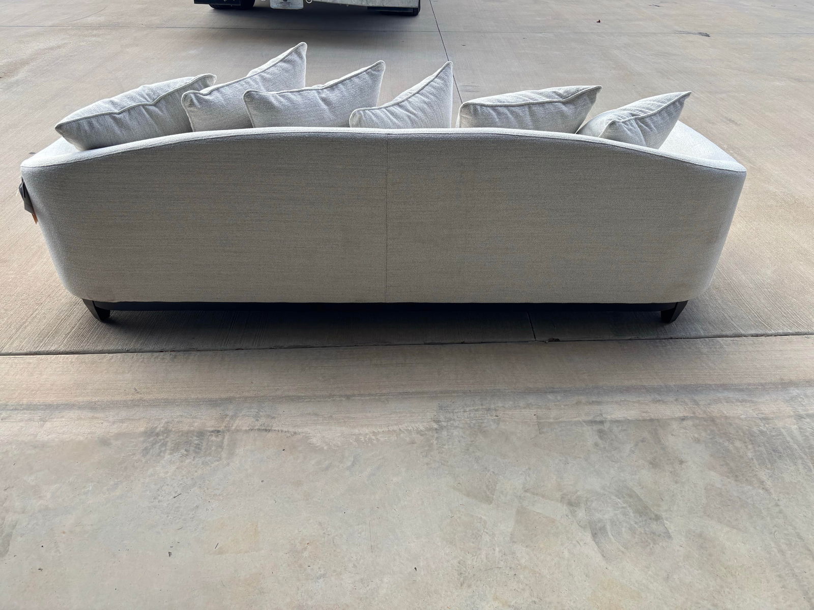 Charlotte Barclay Modern White Sofa, Alder & Tweed Furniture Co. - 3