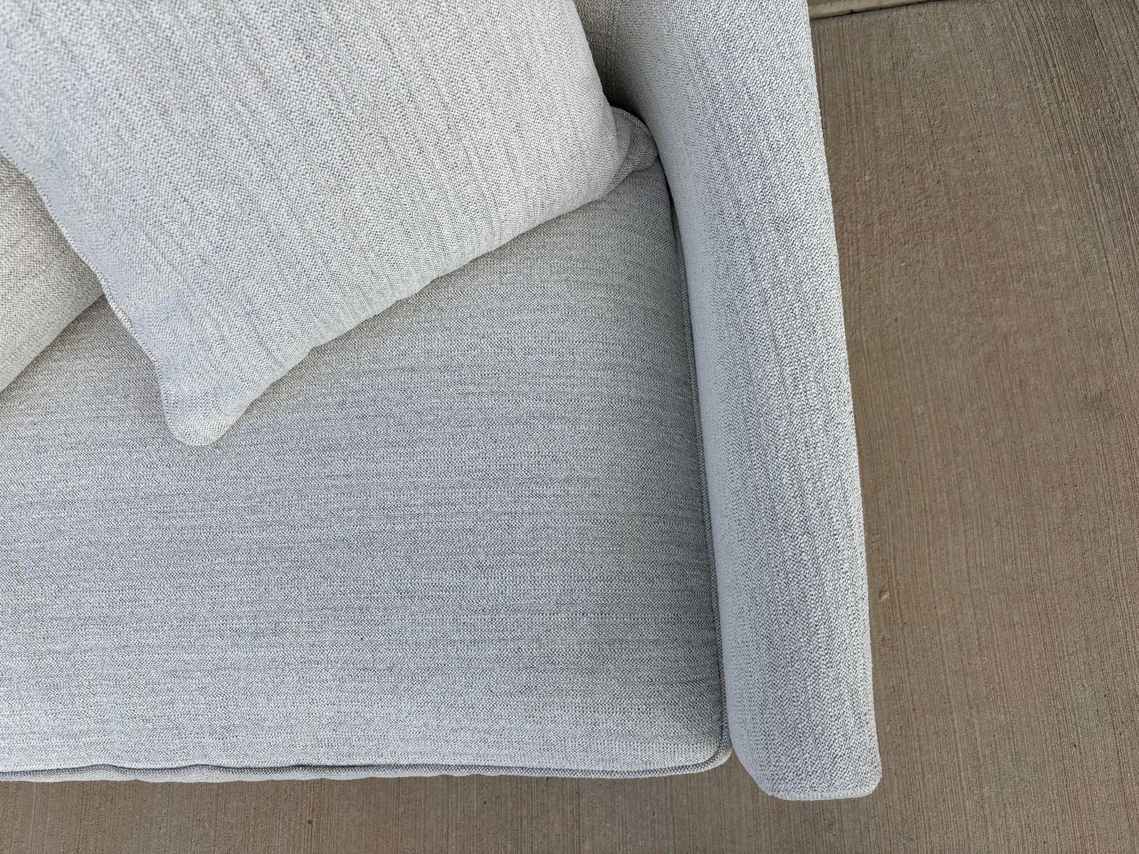 Charlotte Barclay Modern White Sofa, Alder & Tweed Furniture Co. - 9