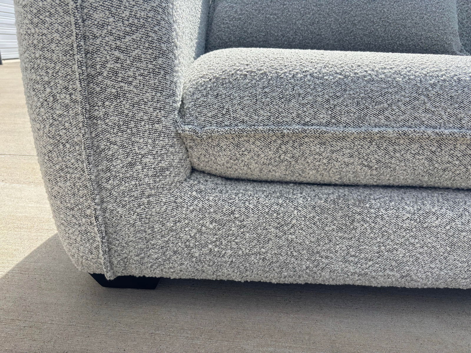 Campbell Modern Gray Boucle Sofa, Alder & Tweed Furniture Co. - 3