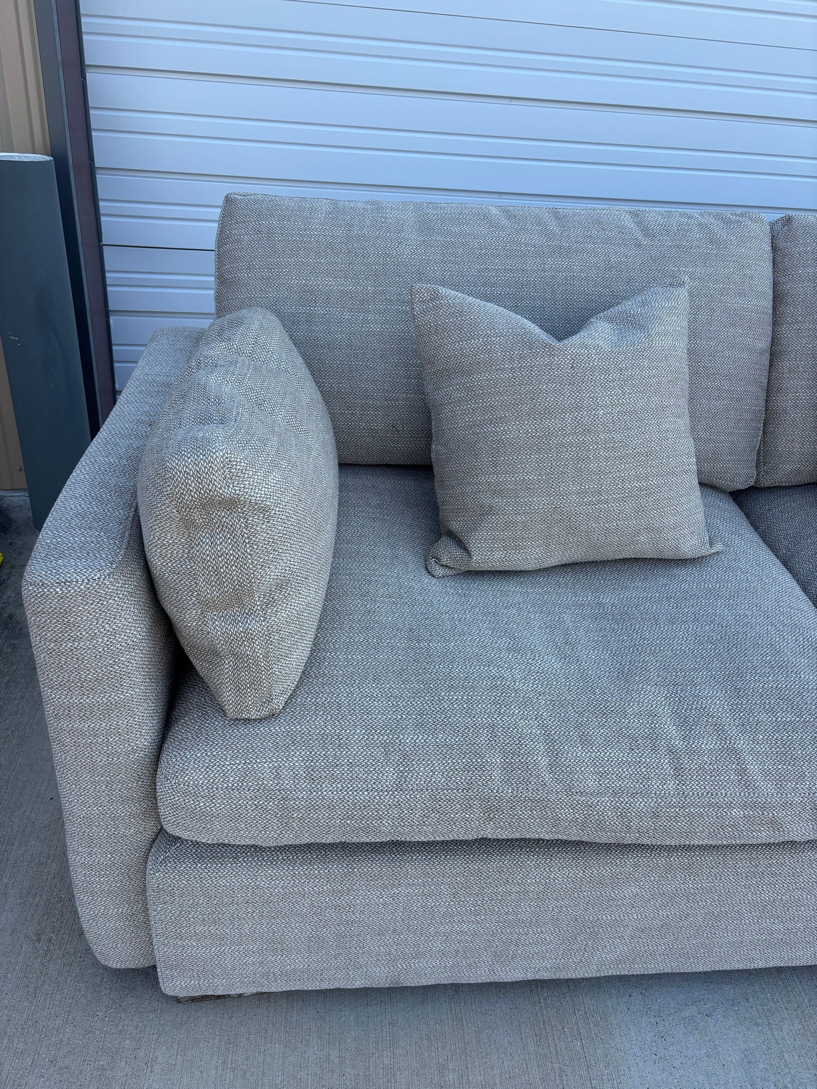 Kayden Modern Neutral Sectional Attributed to Paul Michael Company - 2