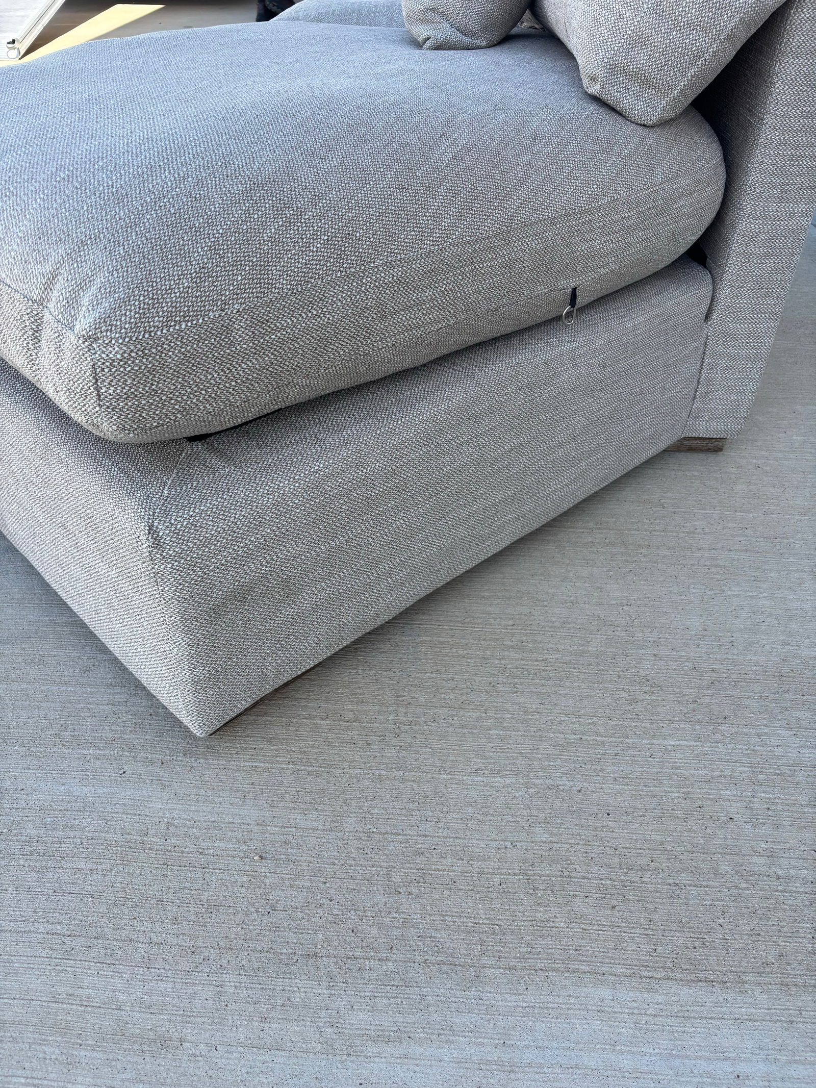 Kayden Modern Neutral Sectional Attributed to Paul Michael Company - 3