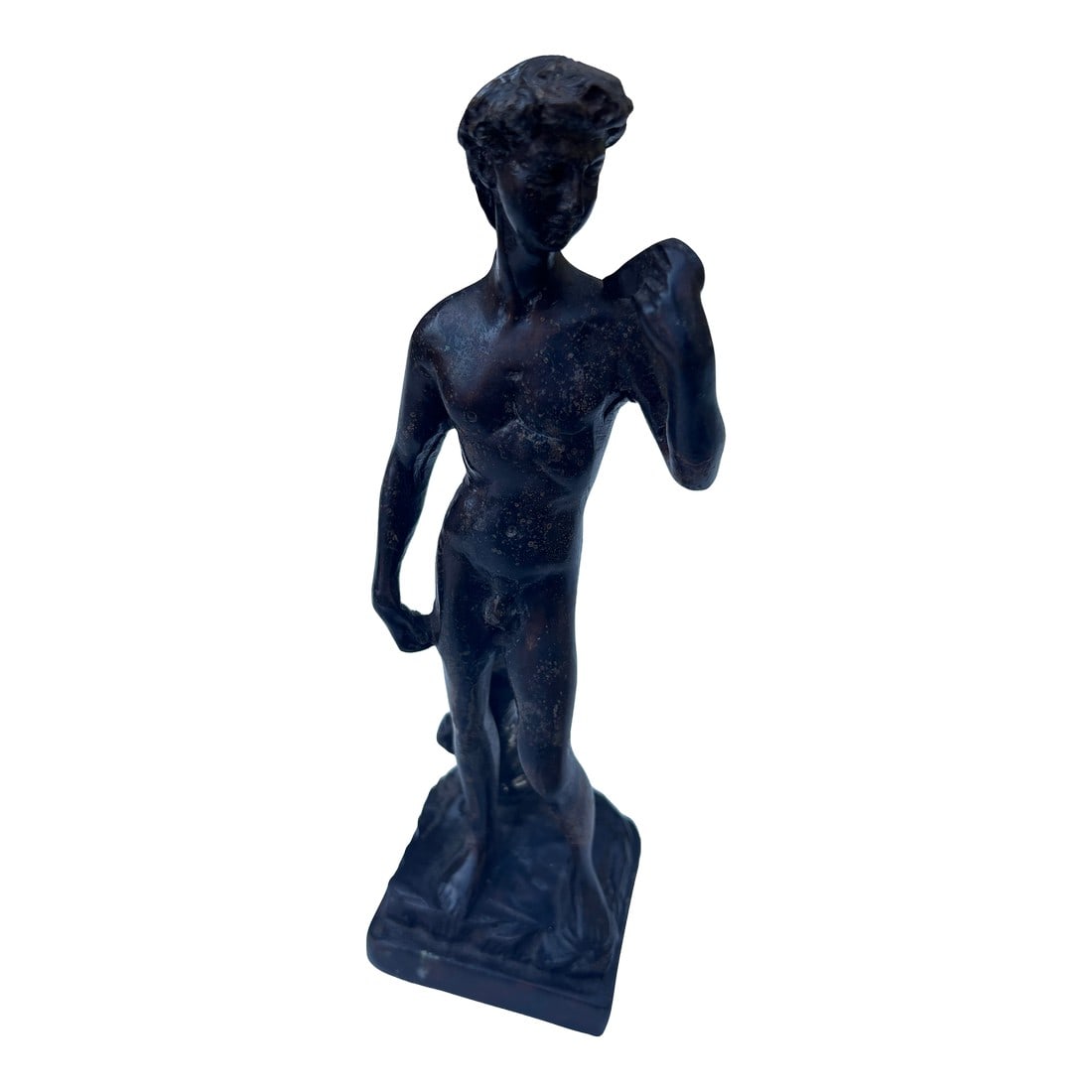 Early 19th Century After Donatello's "David", Bronze Sculpture: This brings the timeless beauty of Renaissance art into your collection with striking presence and detail. Cast in rich bronze, it captures the youthful poise, subtle confidence, and classical