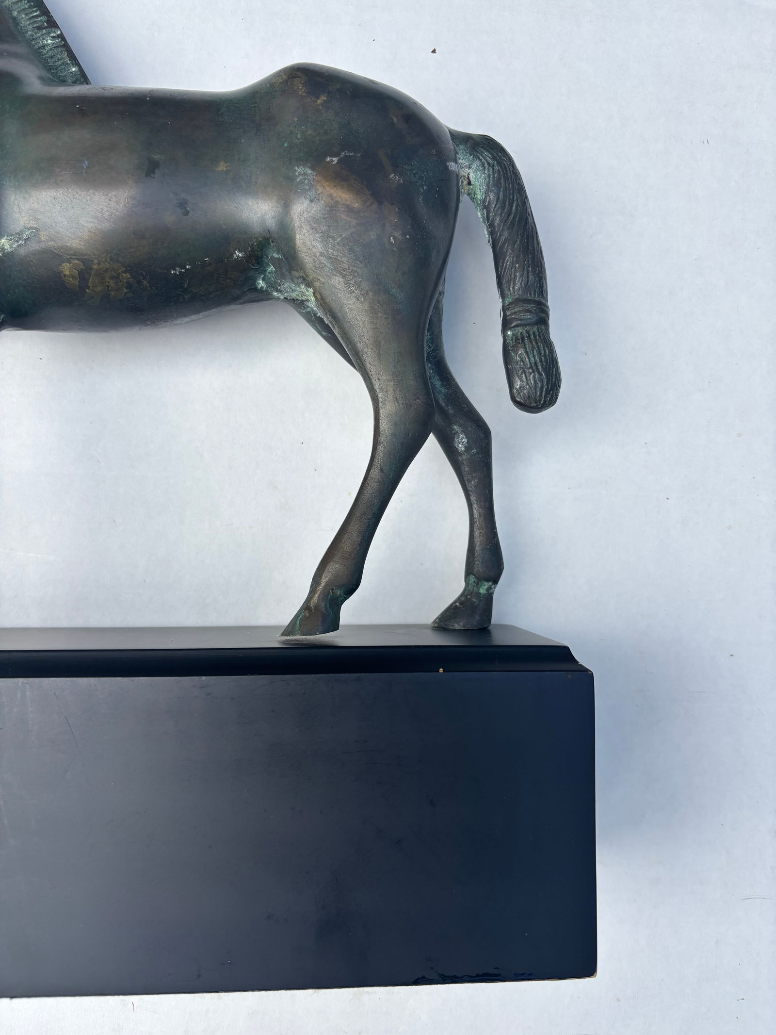 Mid 20th Century Styled After Leonardo Davinci's Horse (Also Known as Gran Cavallo) Patinated Grec - 9