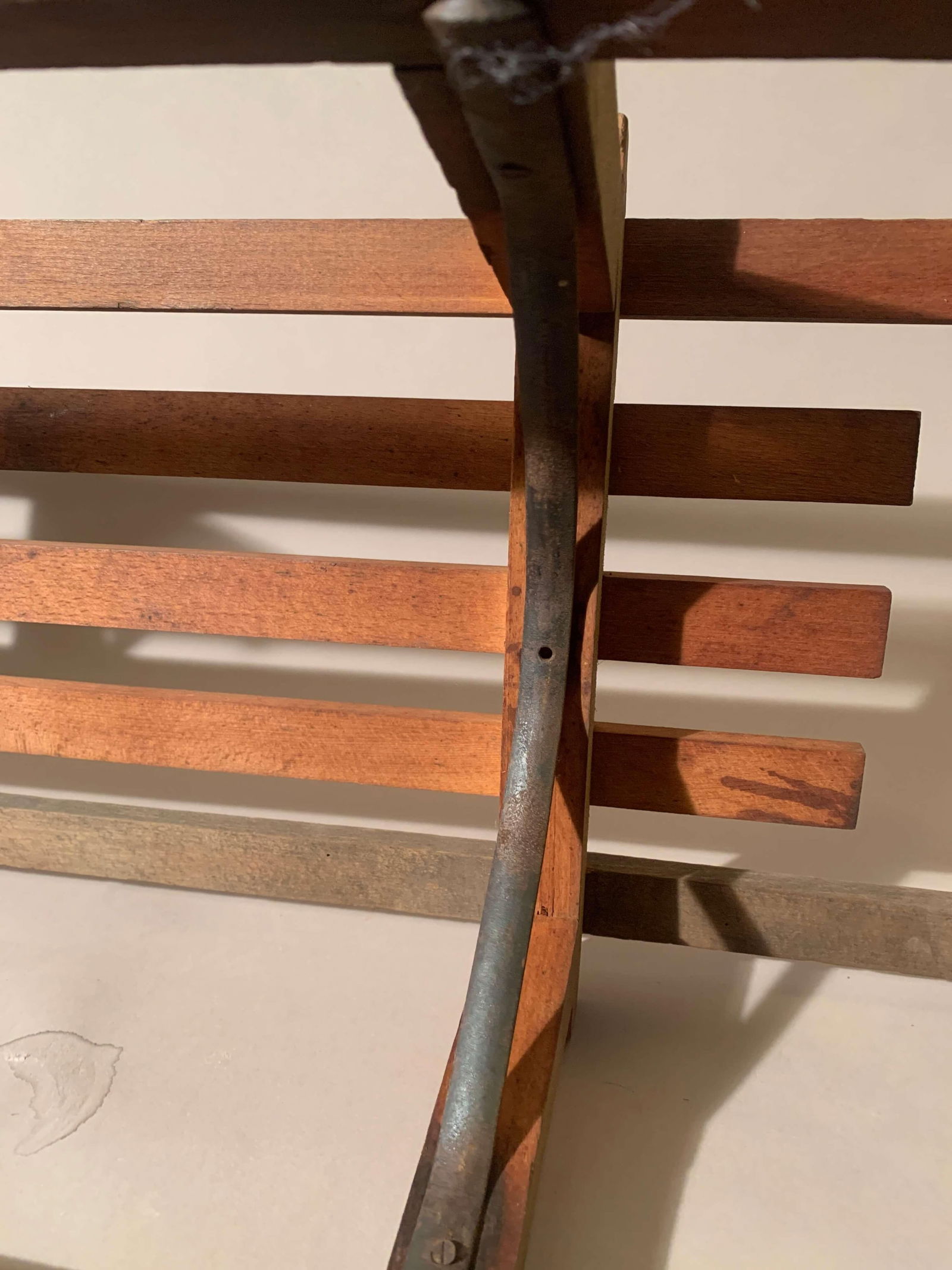 Vintage Wood and Metal Davos Sled - 5