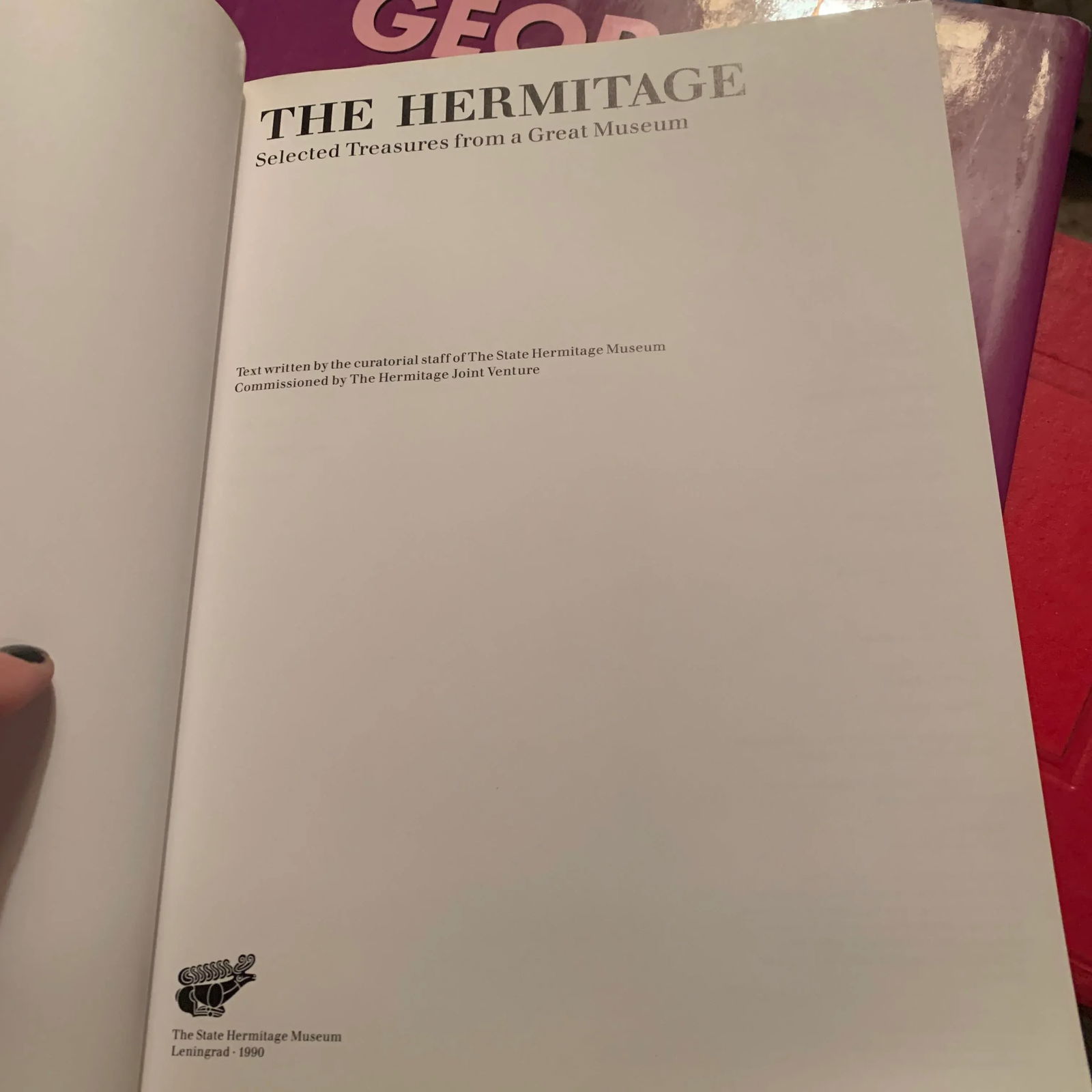 1990 "The Hermitage" Selected Treasures From a Great Russian Museum - 3