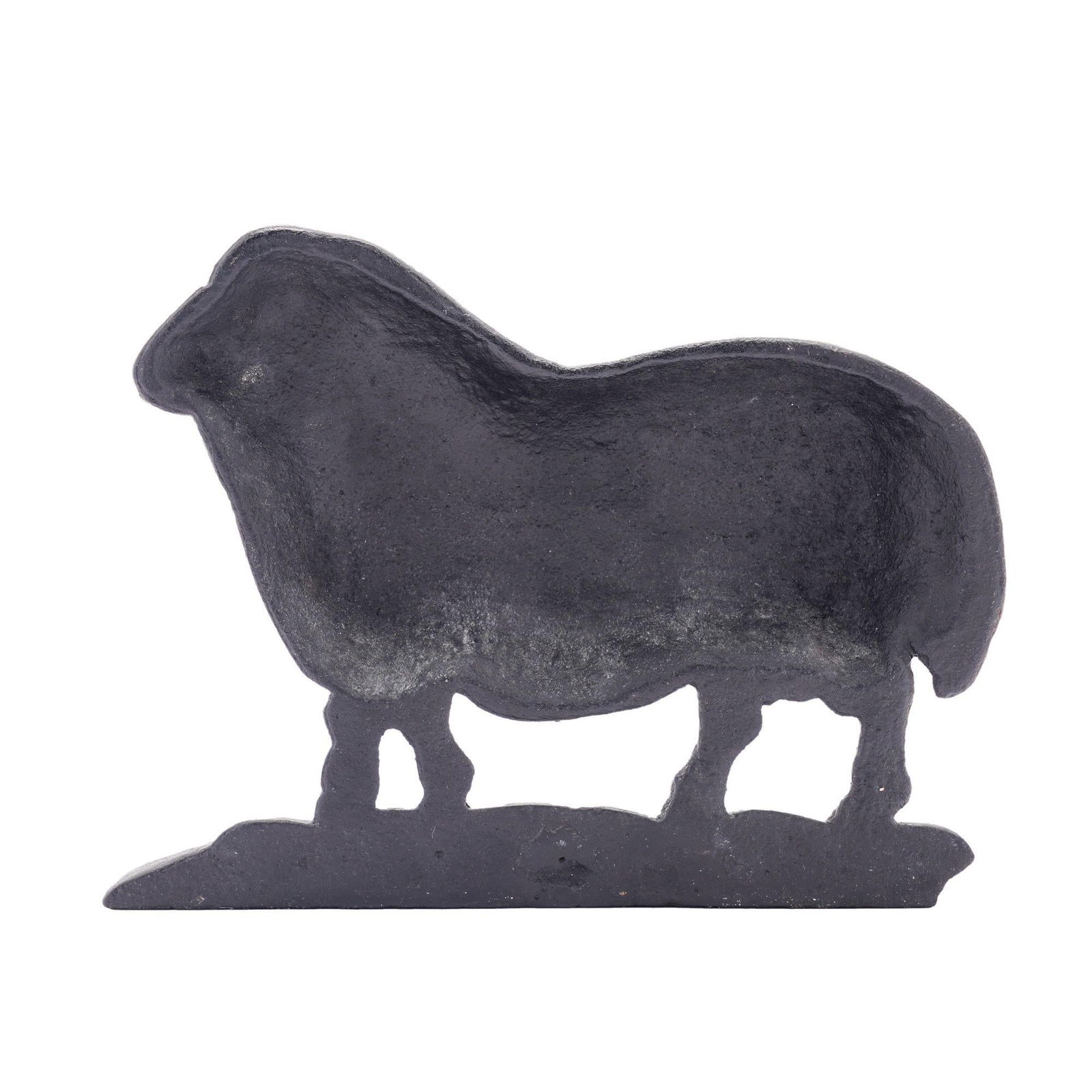 English Victorian Cast Iron Ram Doorstop, C. 1880 - 5