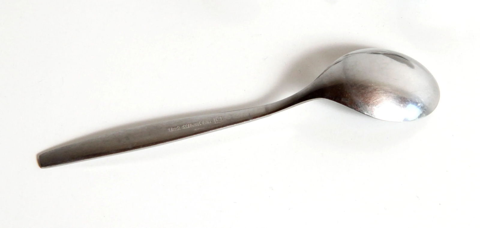 Mid Century Modern Stainless Steel Teaspoons / Soup Spoons - Set of 6 - 4