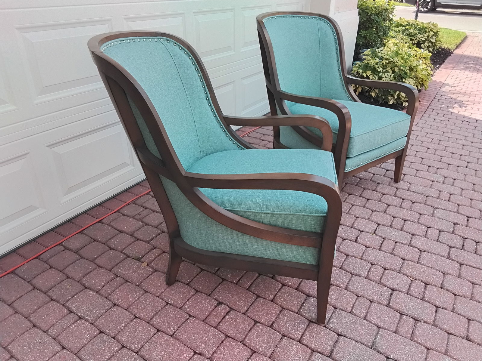 Pair of Sam Moore Accent Chairs - 4