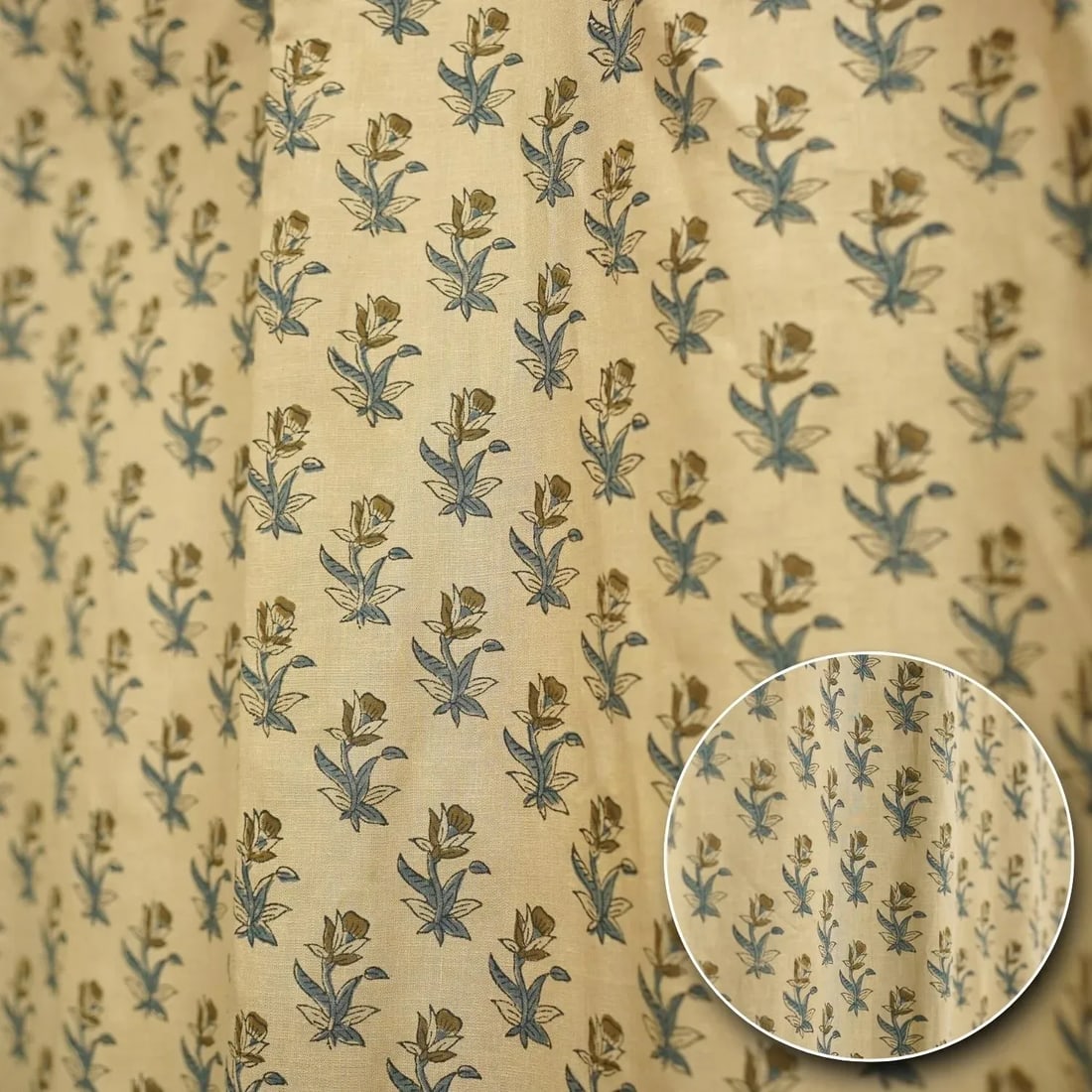 Handmade Costal Tulip Ring Curtain - 3