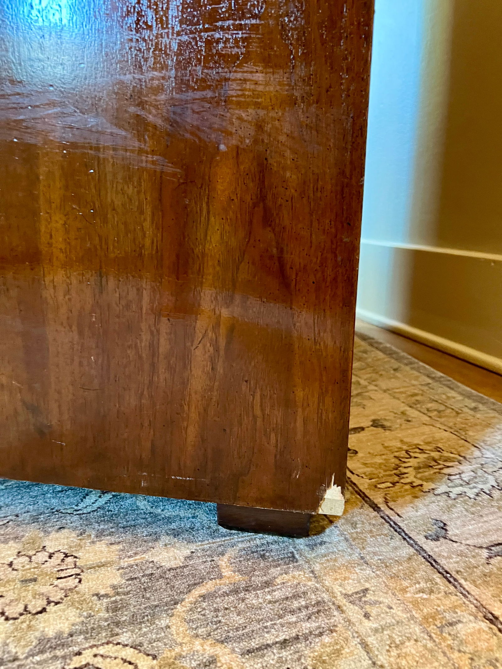 Vintage Boho Henredon Campaign Tall Chest of Drawers - 10