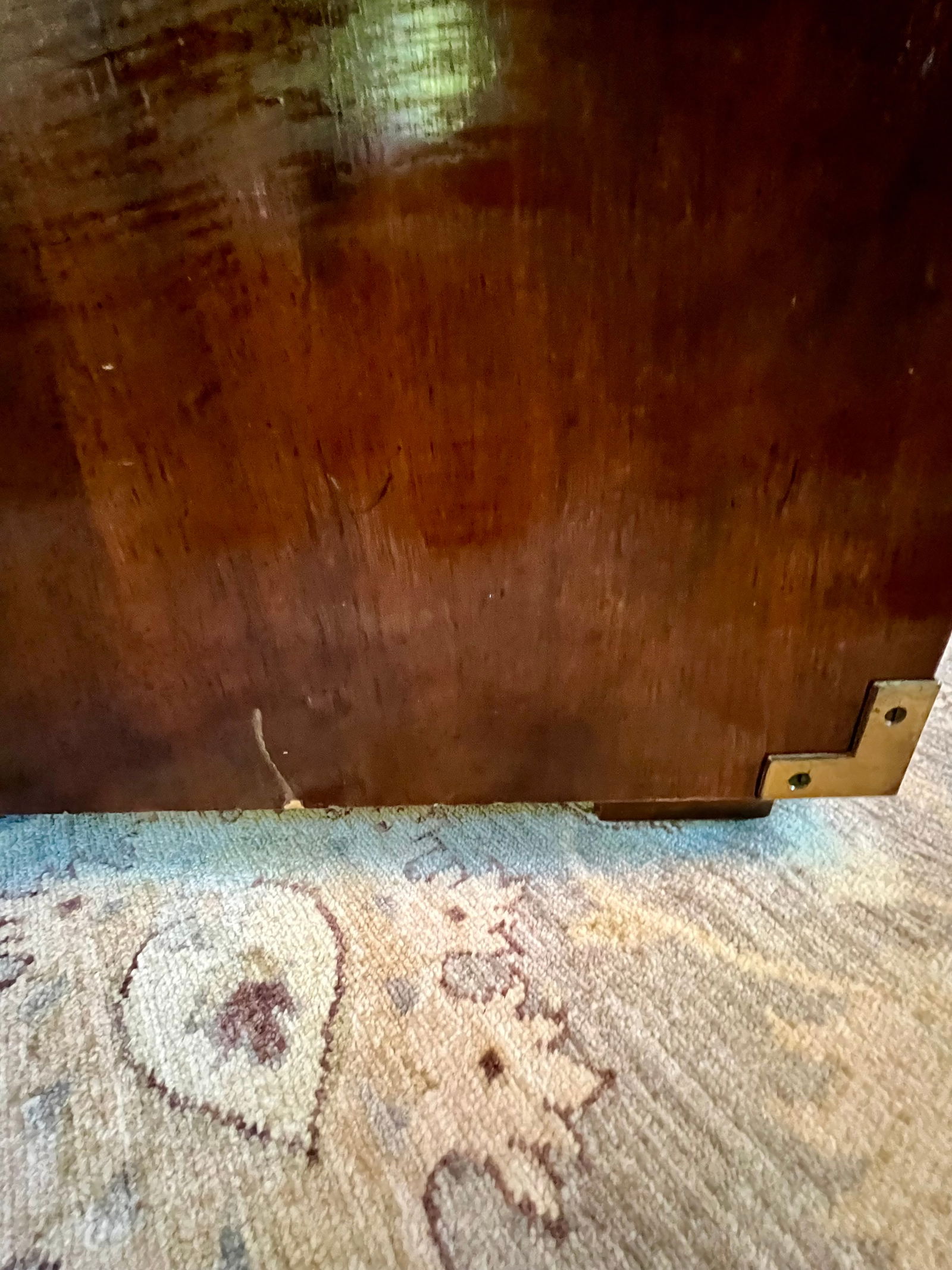 Vintage Boho Henredon Campaign Tall Chest of Drawers - 11