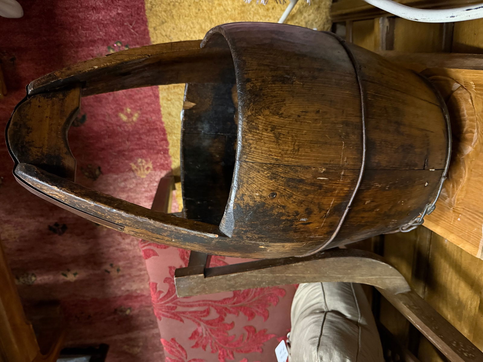 Antique Chinese Water Bucket - 7