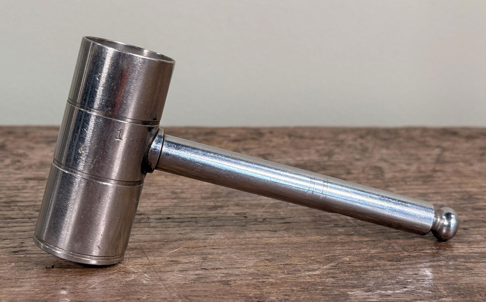 Mid Century Stainless Steel Cocktail Jigger Measuring Tool W/ Bottle Opener - 2