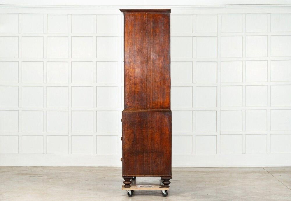 Large Georgian English Oak Linen Press Cupboard, 1820s - 8