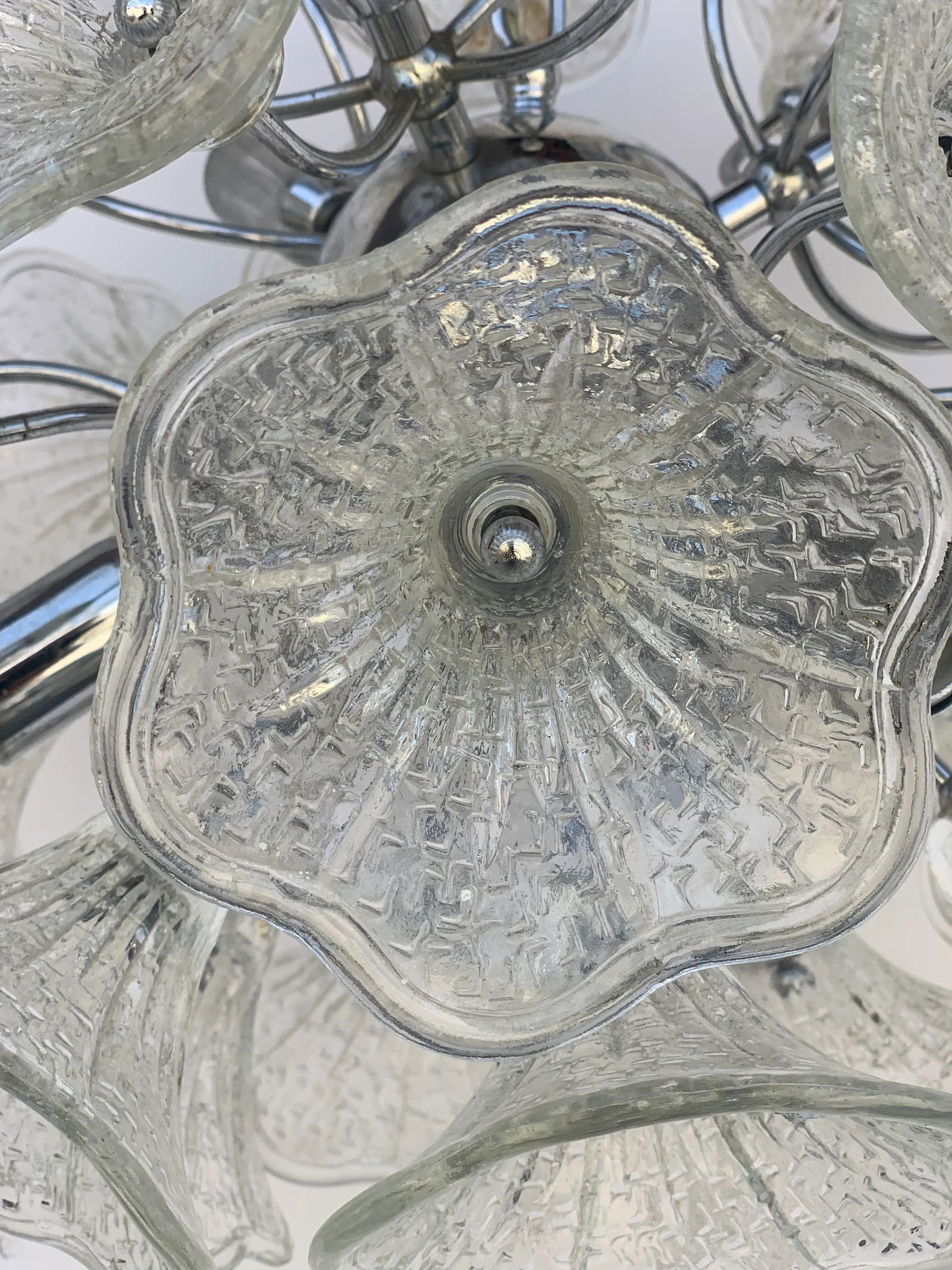 Mid-Century Italian Venini Chandelier - 7