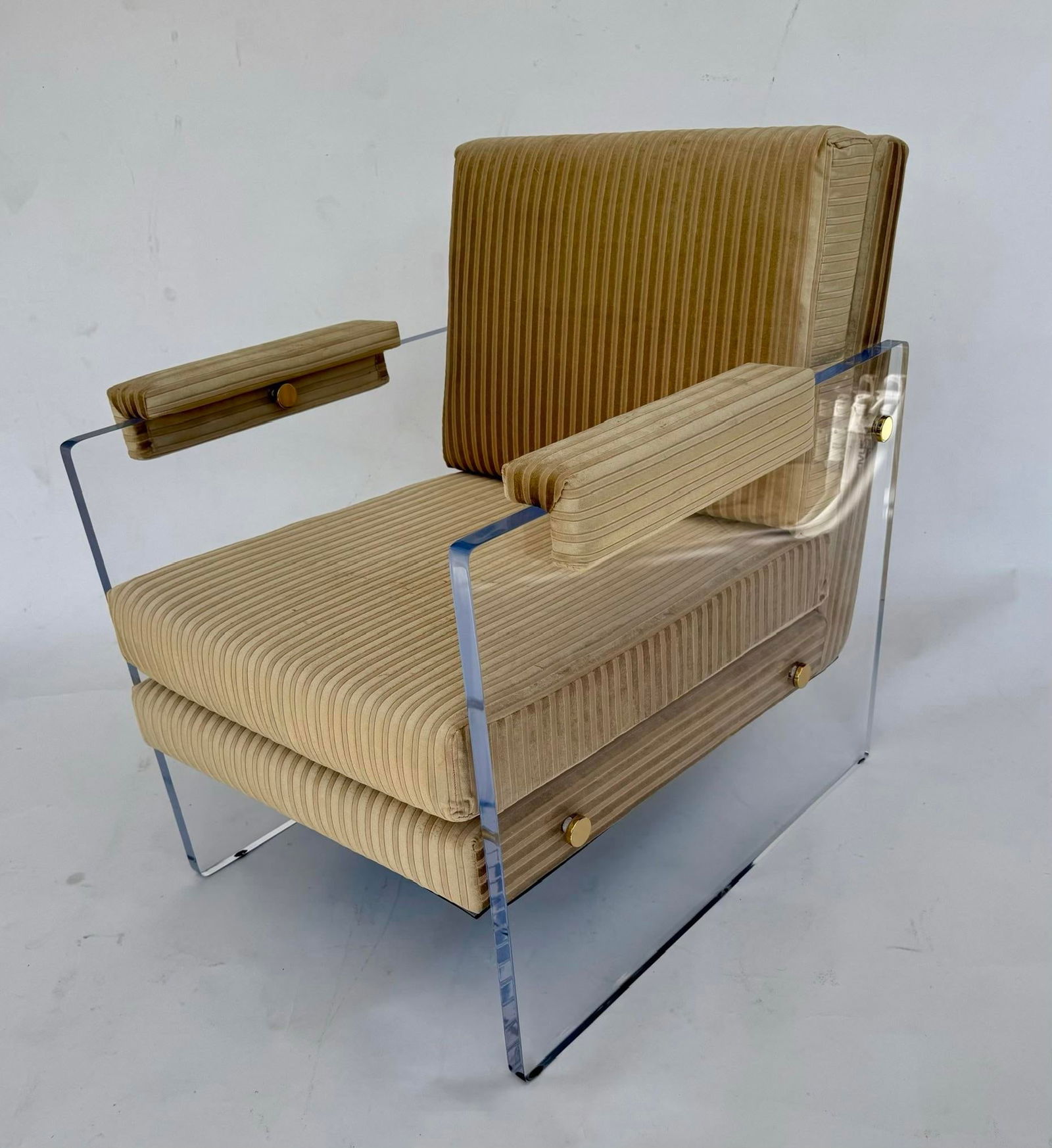 1980's Pair Lucite Armchairs - 4