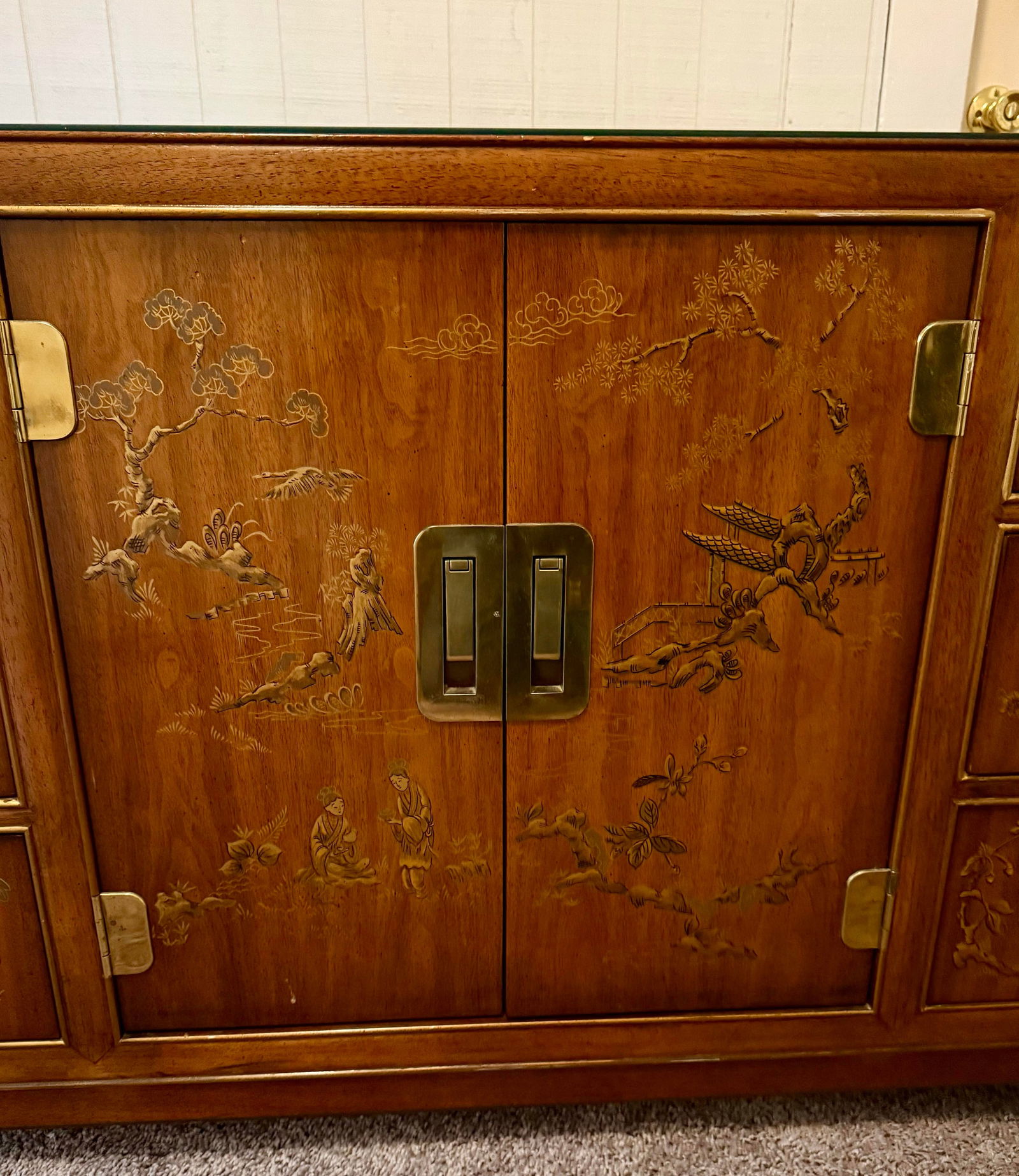 Vintage Chinoiserie Drexel Heritage Dresser. - 7