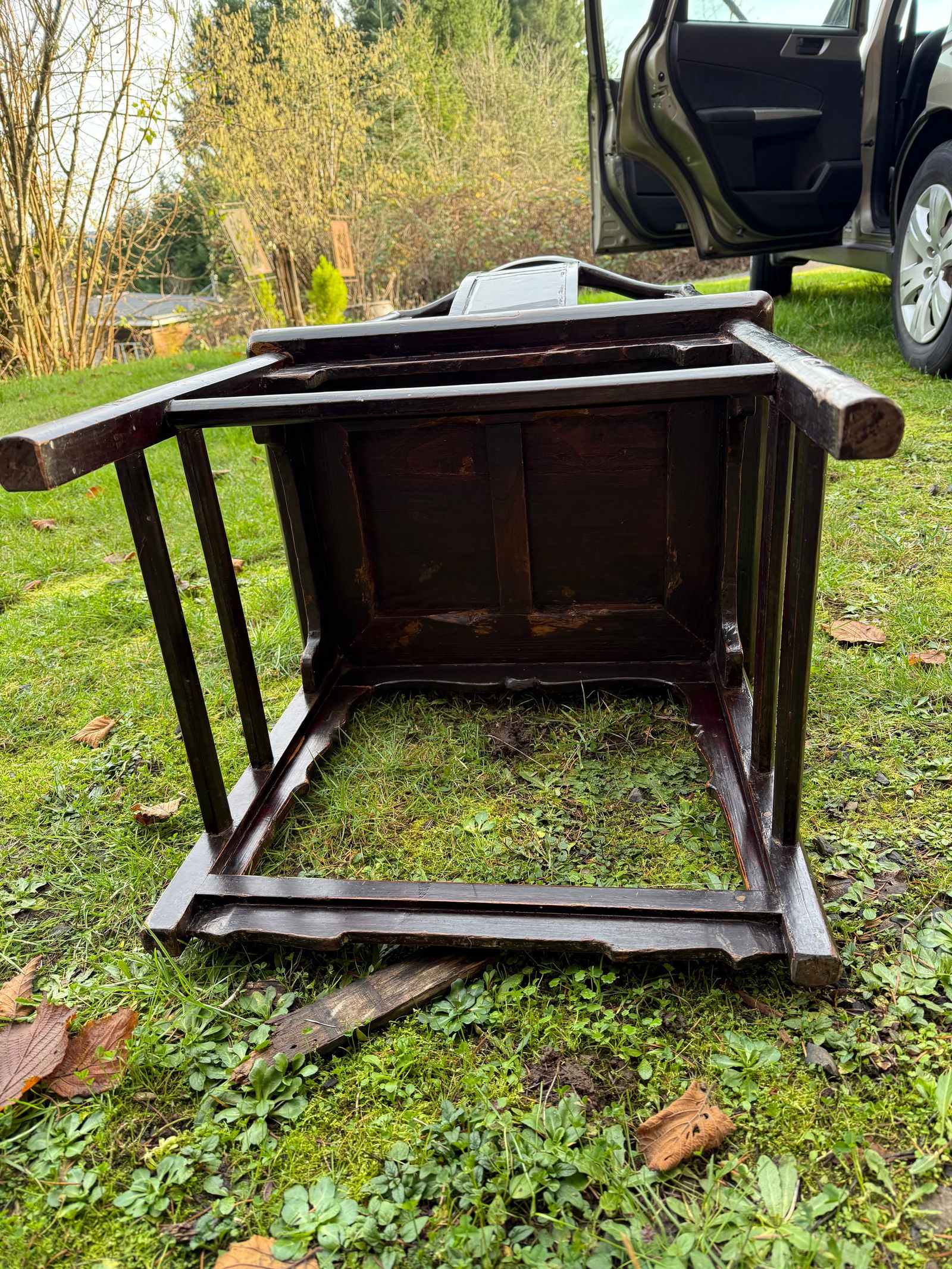 Antique High Back Official's "Hat" Chair - Qing Dynasty - 6