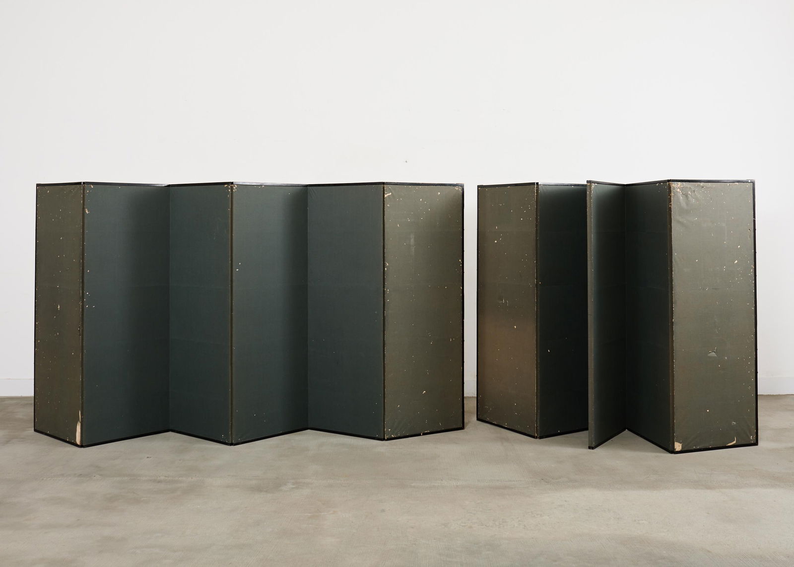 Fifty-Four Scenes from The Tale of Genji Six Panel Screens - a Pair - 16