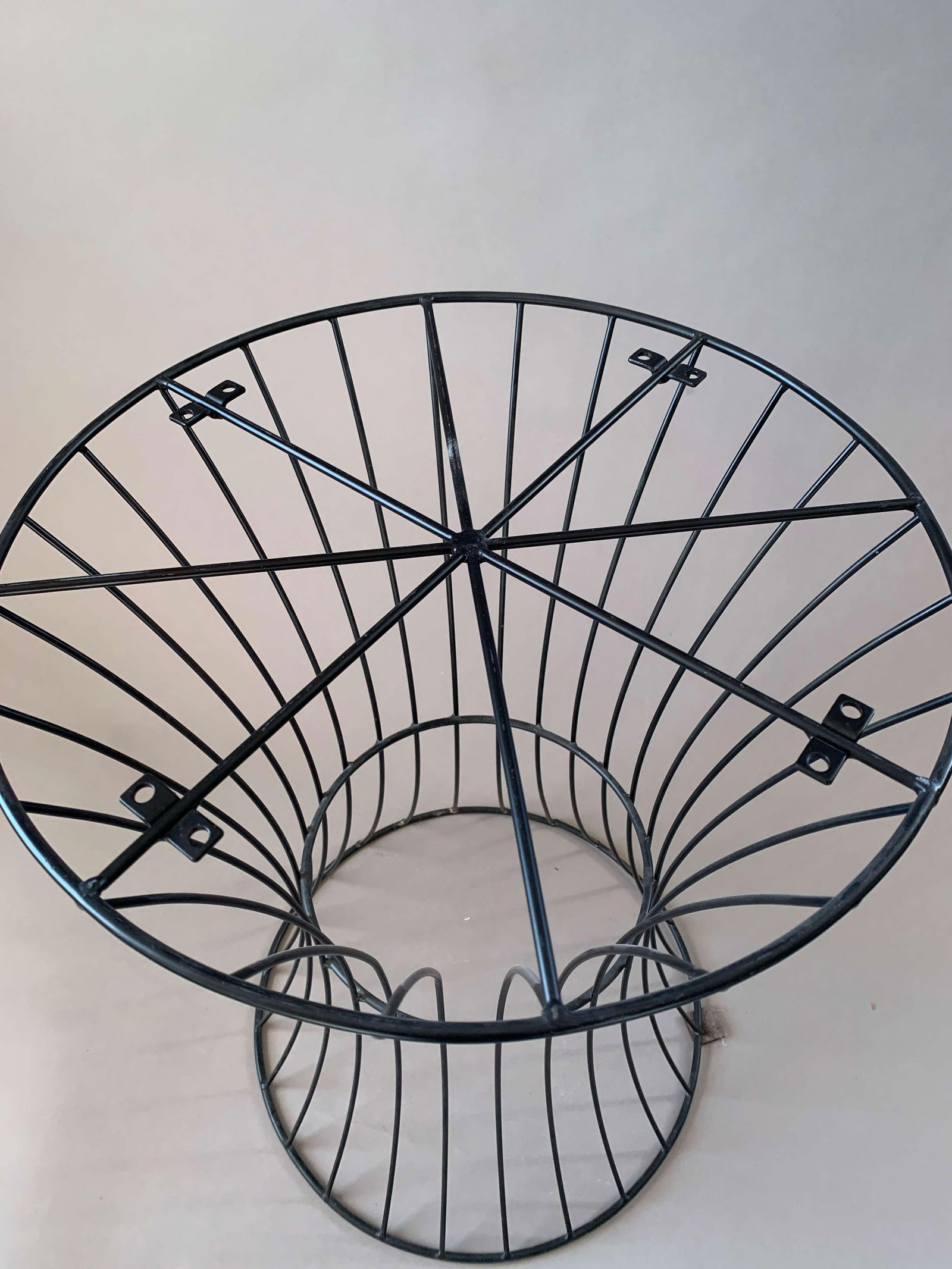 1950s Iron and Marble Side Table - 2