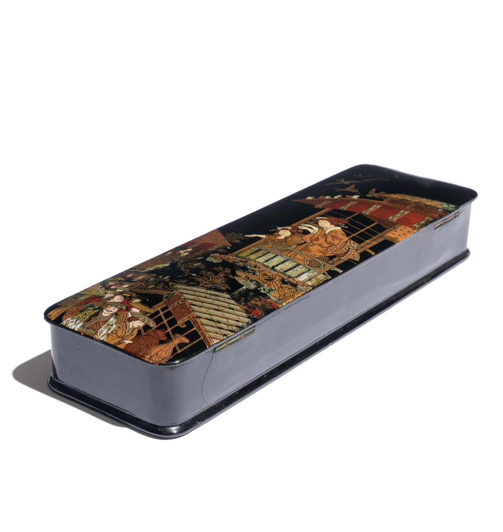 French Lacquer Glove Box in the Japanese Taste - 3