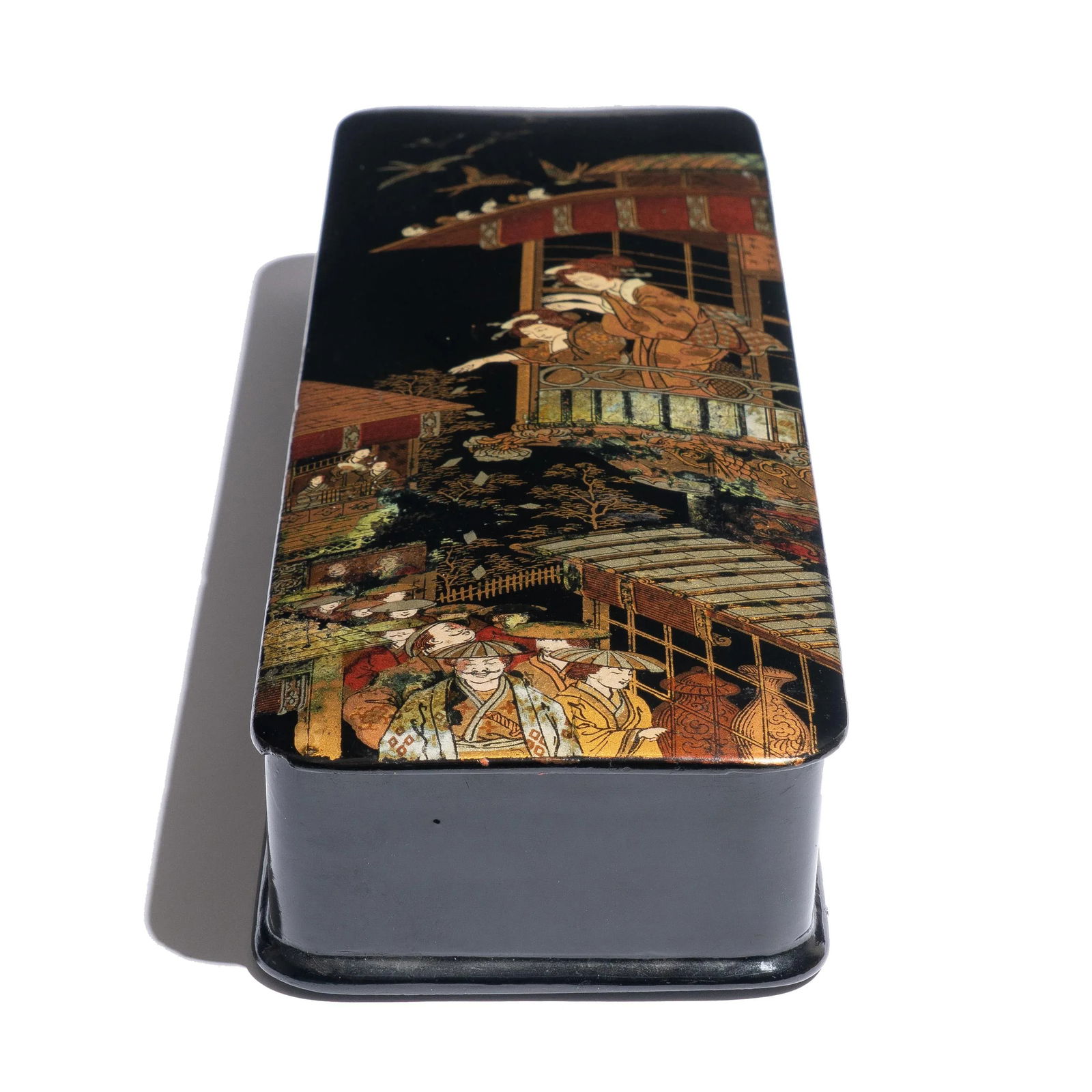 French Lacquer Glove Box in the Japanese Taste - 4