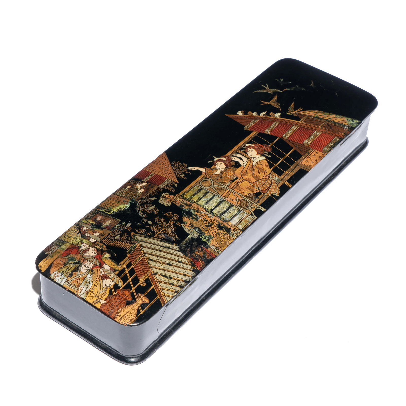 French Lacquer Glove Box in the Japanese Taste - 7