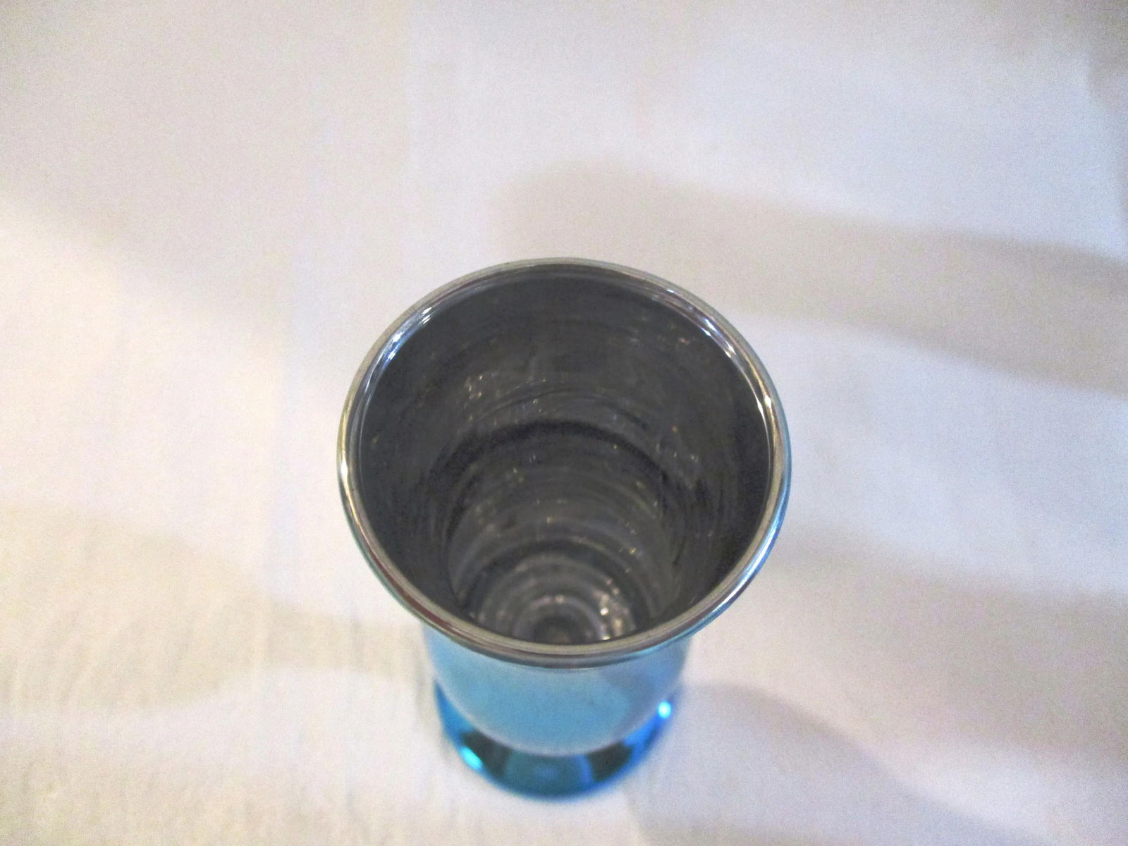 1980s Loving Cup Metallic Glass Cordial/Shot Glasses, Set of 8 - 5