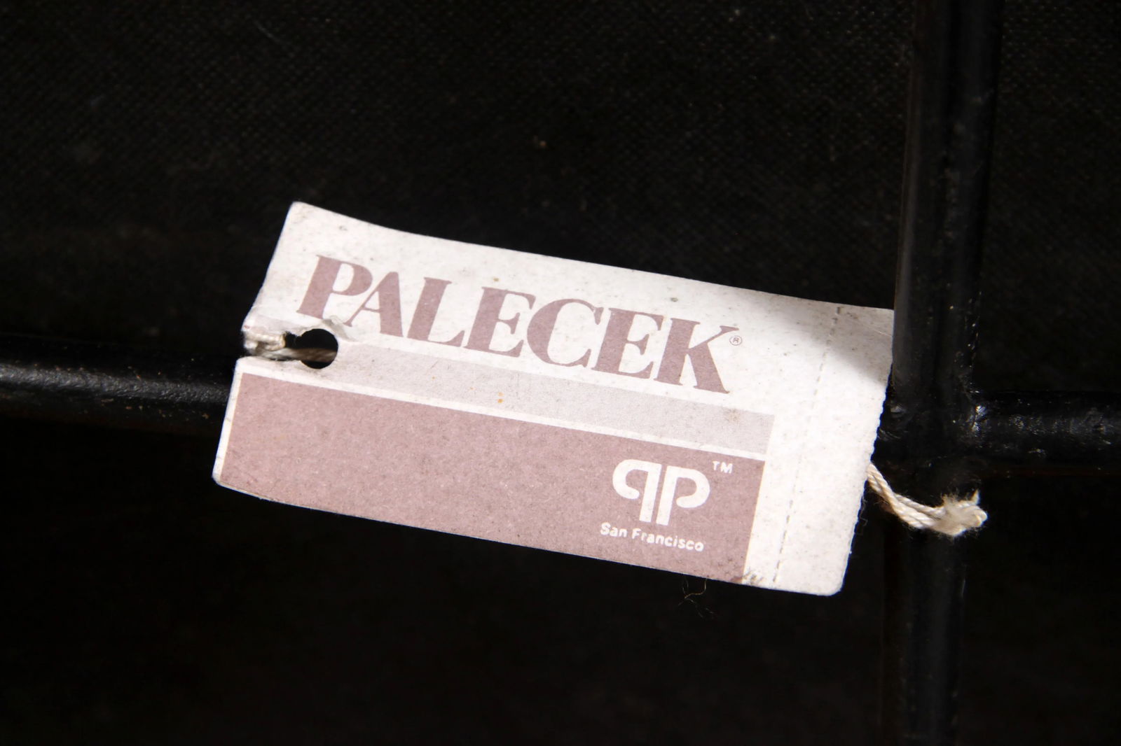 Vintage Palecek Rattan Wicker Oversized Dark Green Upholstered Ottoman - 10