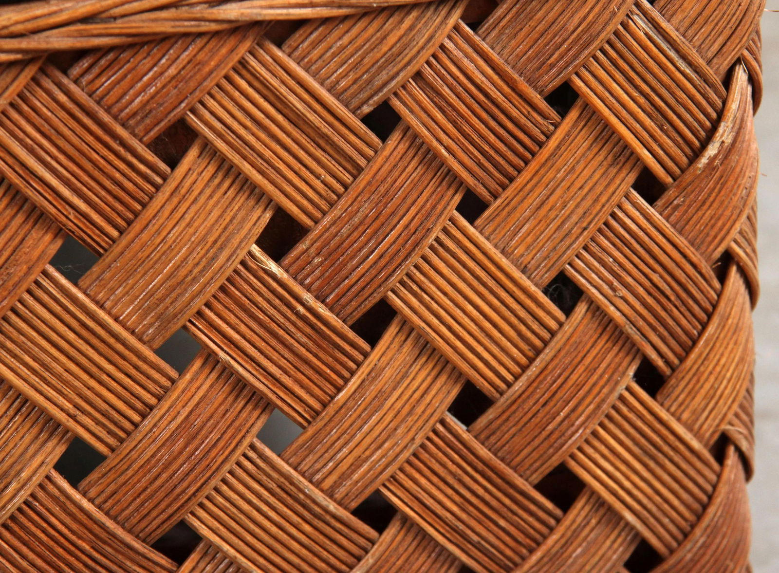 Vintage Palecek Rattan Wicker Oversized Dark Green Upholstered Ottoman - 5