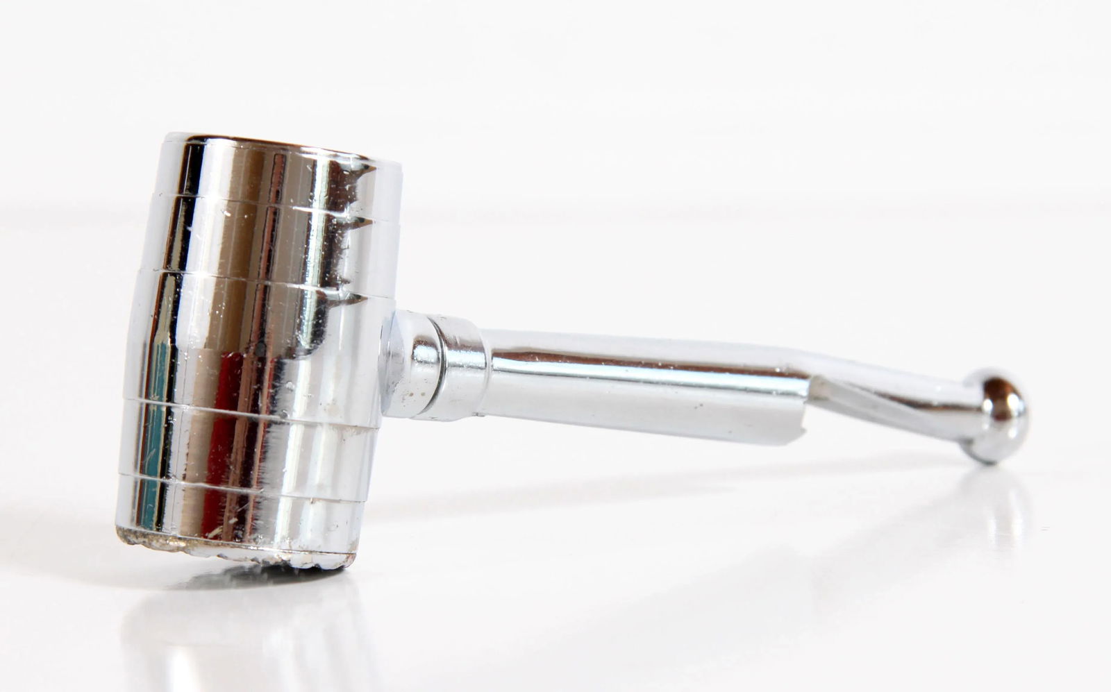 Vintage Mid Century Chrome Bar Jigger With Bottle Opener and Corkscrew - 3