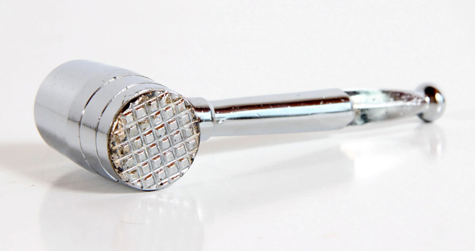 Vintage Mid Century Chrome Bar Jigger With Bottle Opener and Corkscrew - 4