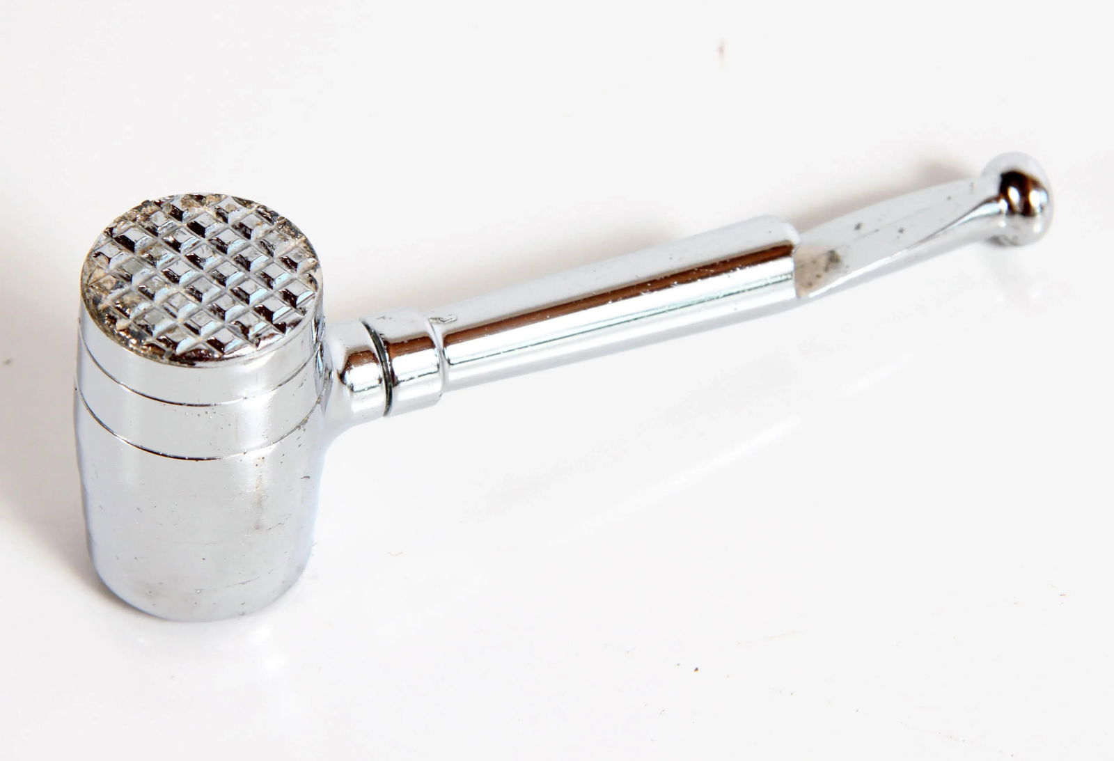 Vintage Mid Century Chrome Bar Jigger With Bottle Opener and Corkscrew - 5