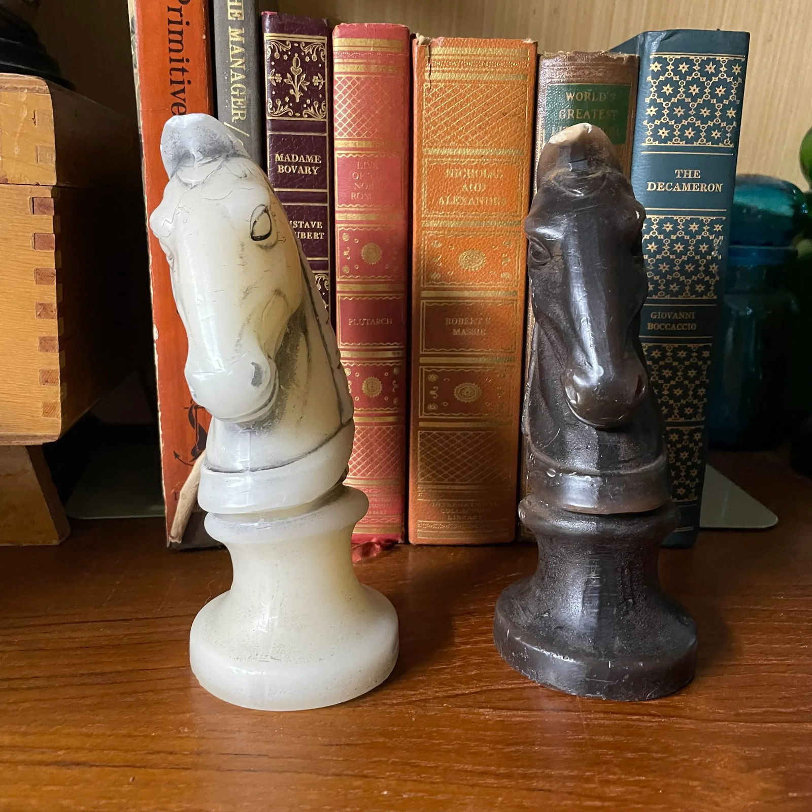Lenox Horse Head Candles- a Pair - 2