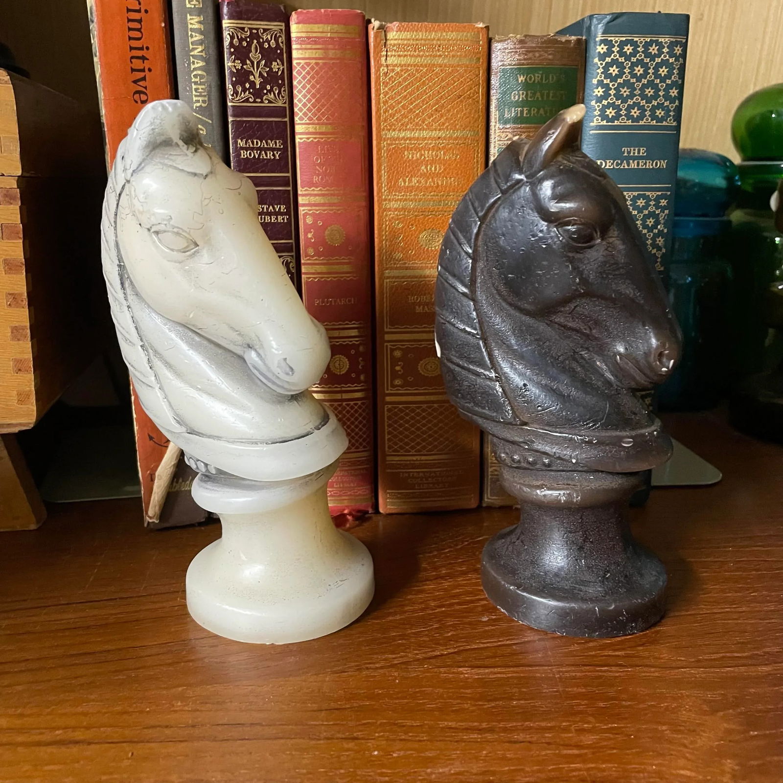 Lenox Horse Head Candles- a Pair - 3