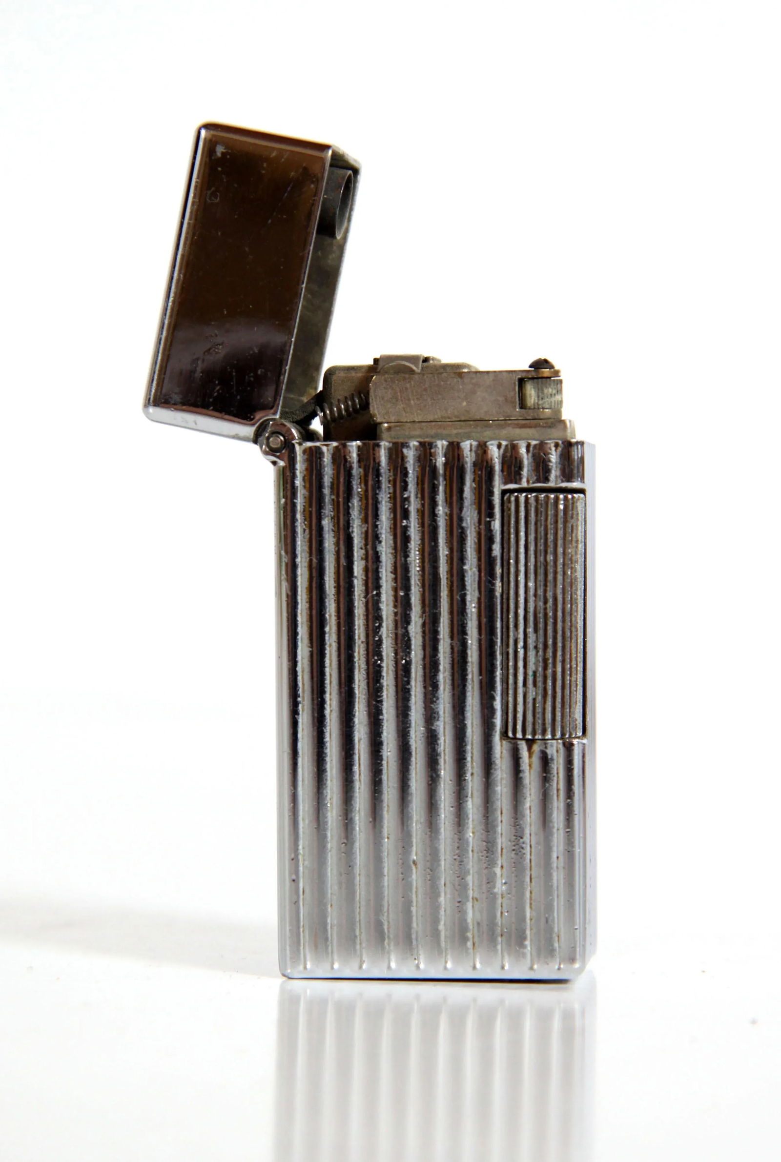 Vintage Art Deco / Mid Century Parker Chrome Silver Table Lighter - 2