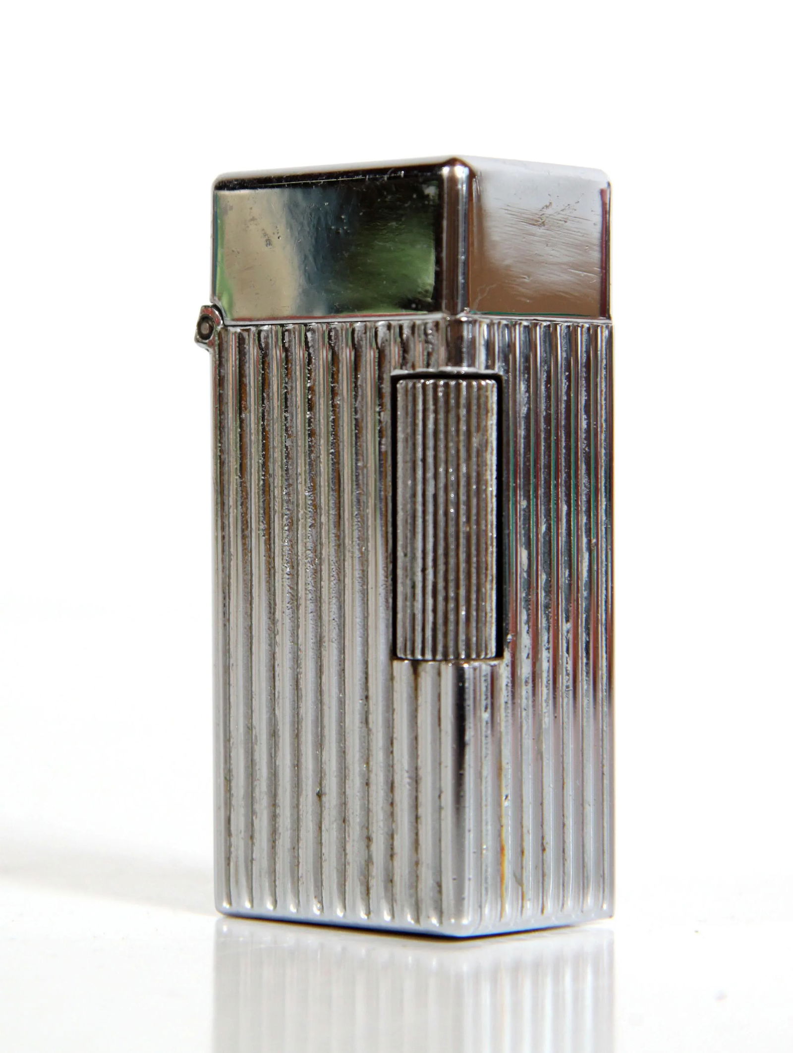 Vintage Art Deco / Mid Century Parker Chrome Silver Table Lighter - 9
