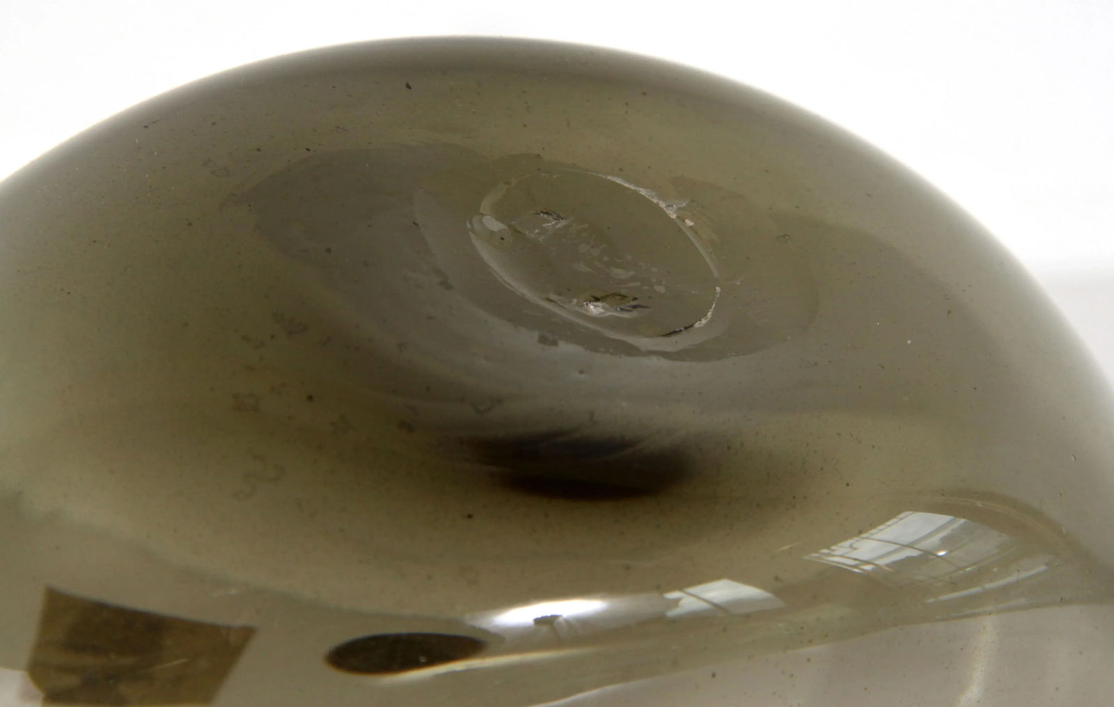 Oversized Mid Century Modern Ash Gray Venetian Murano Art Glass Decanter - 8