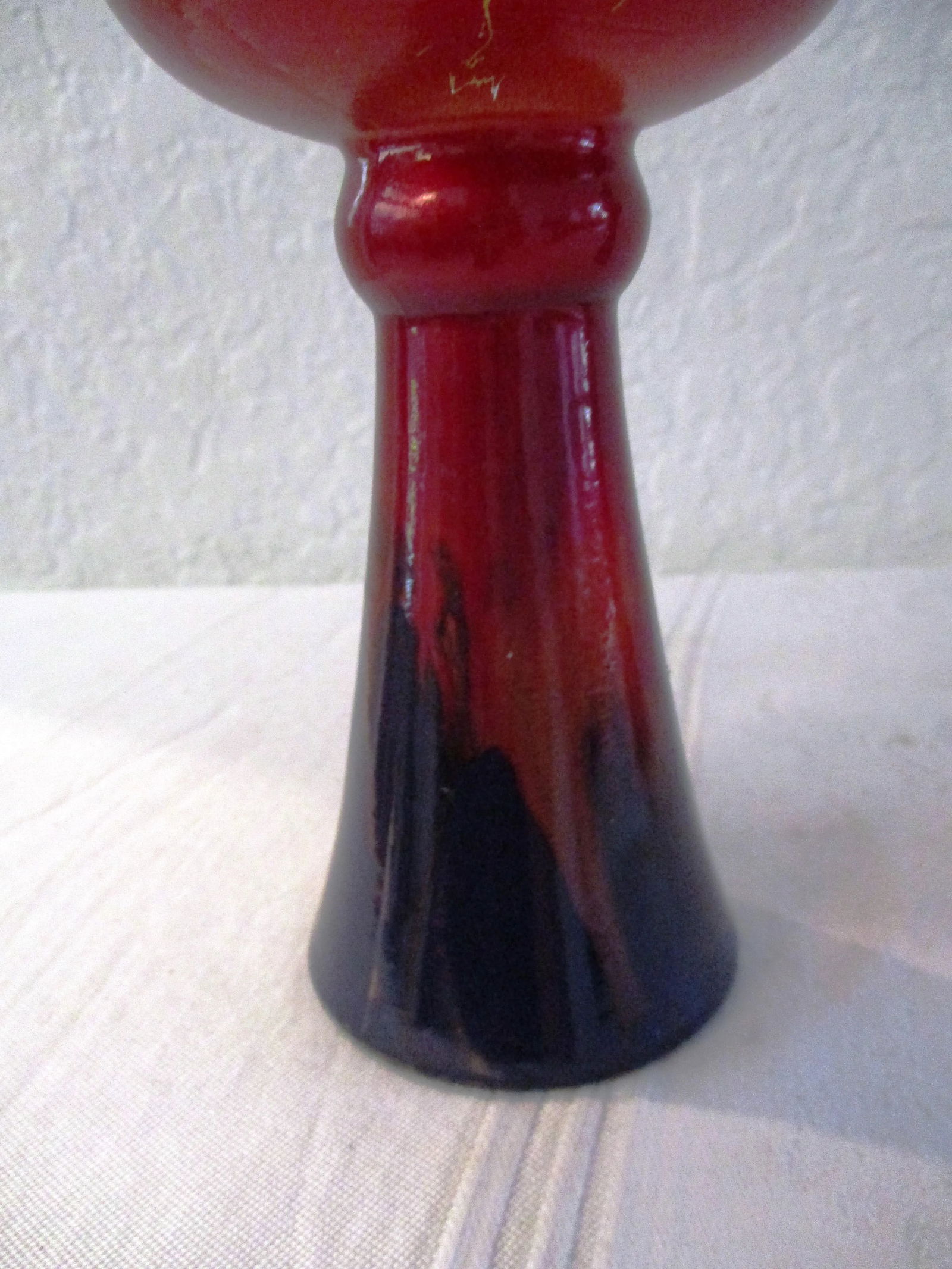 German Modern Abstract Glass Candle Holders, a Pair - 7