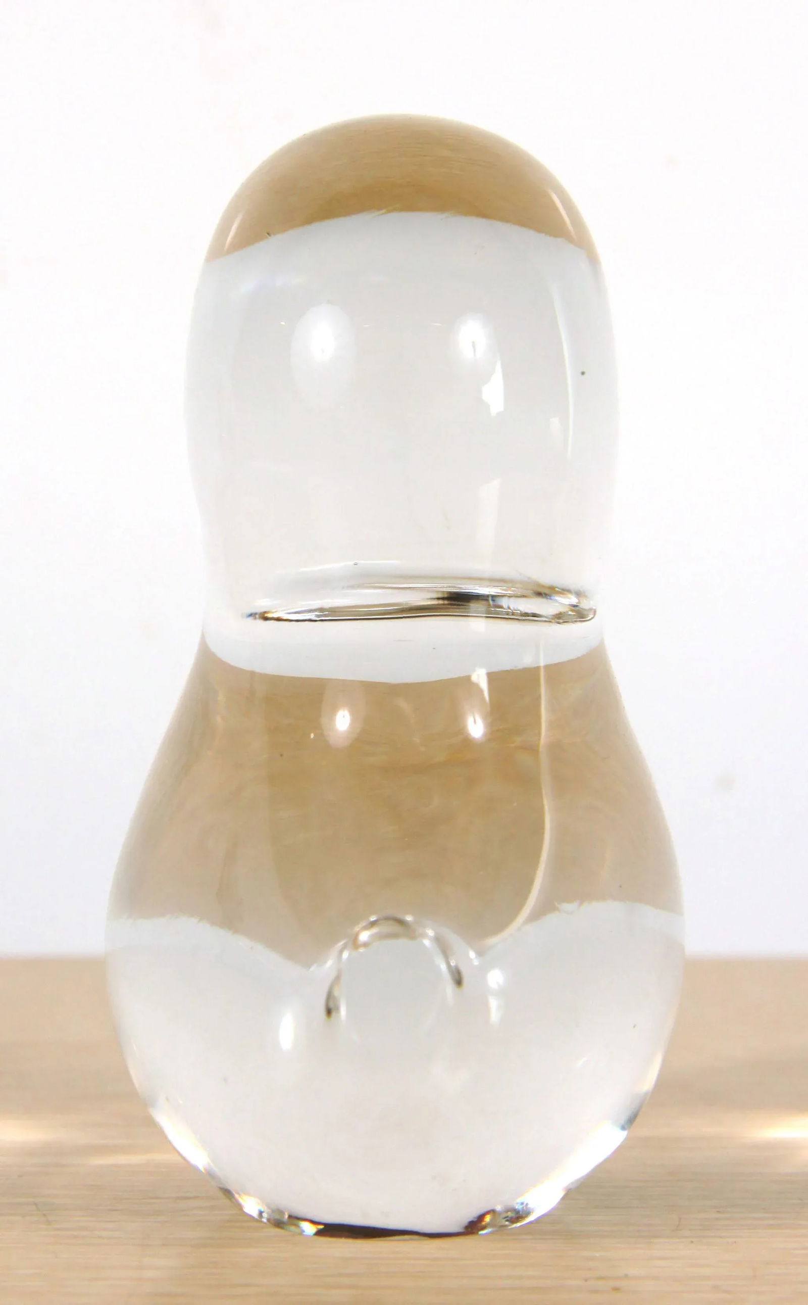 Vintage Mid Century Art Glass Duckling Figure - 3