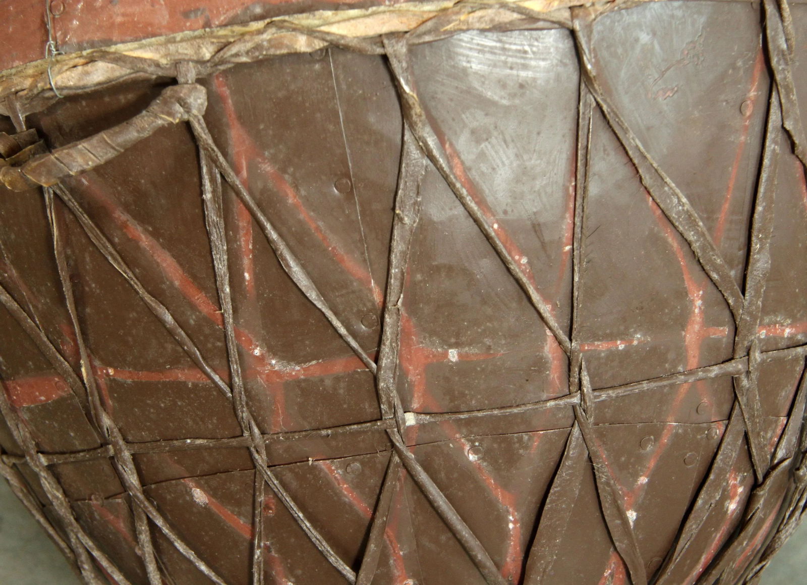 Late 20th Century Vintage BoHo Chic 24" Metal Drum Planter W/ Wrought Iron Stand - Set of 2 - 7