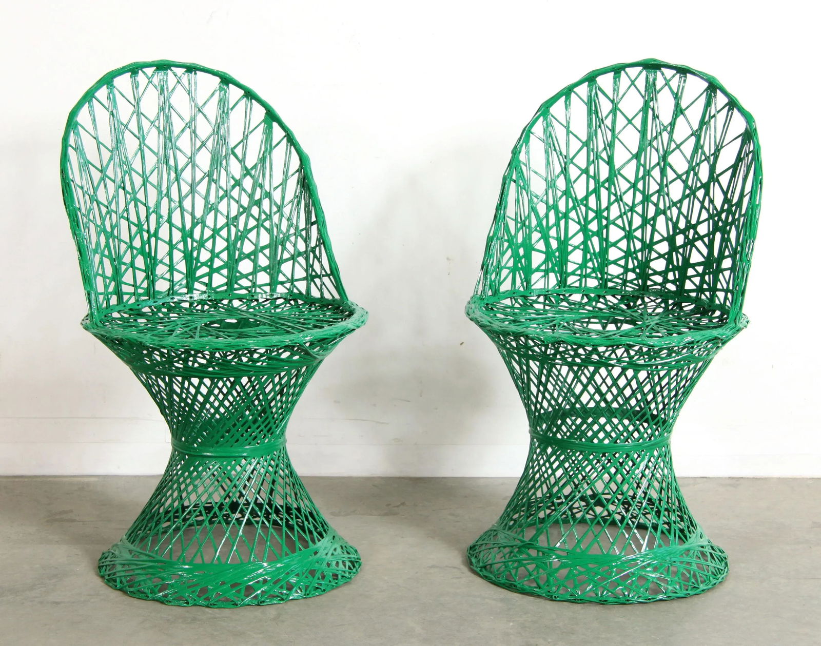 Vintage Mid Century Modern Russell Woodard Style Spun Fiberglass Childs Chairs - a Pair - 8