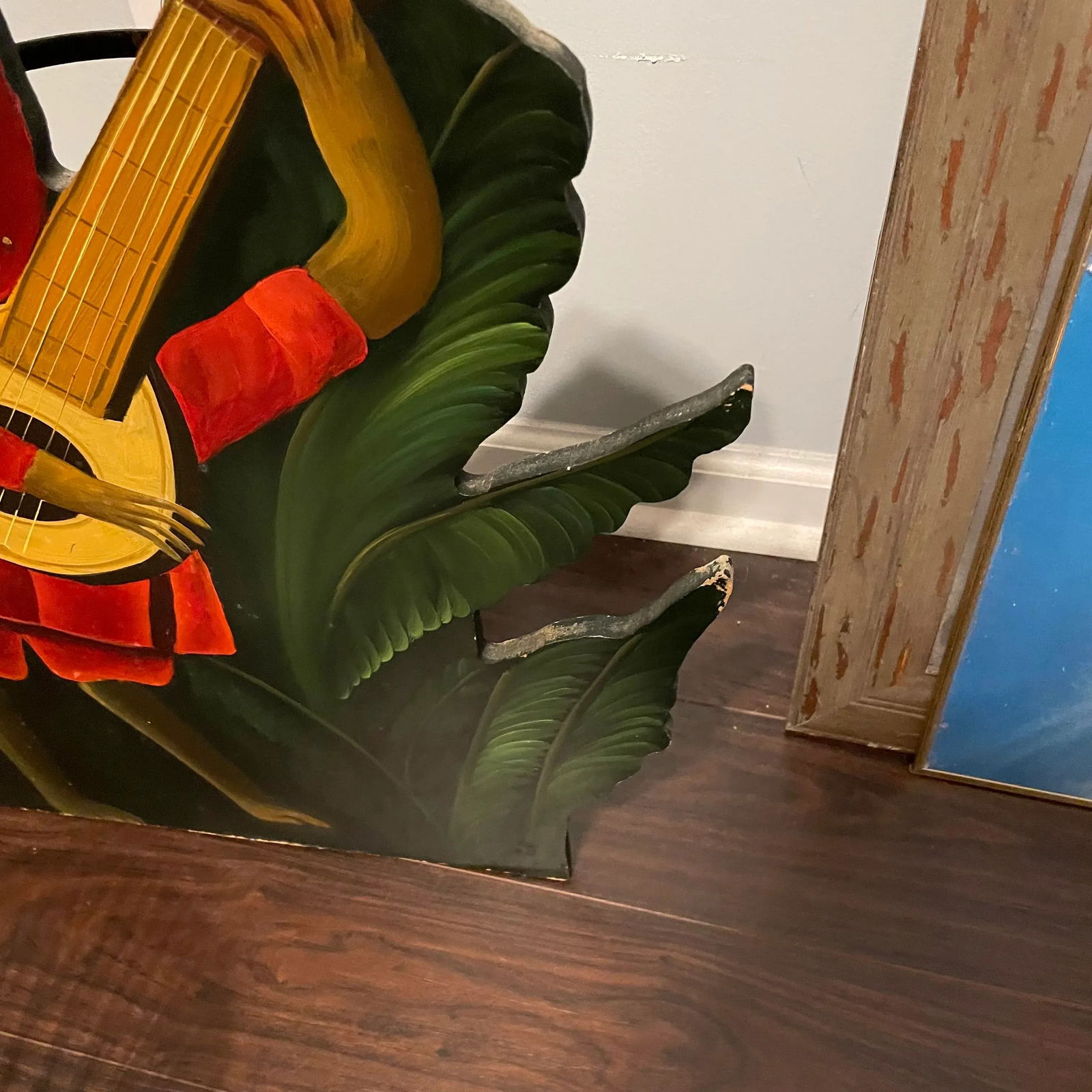 Vintage Wooden Monkey and Lyre in the Style of Fornasetti Umbrella Stand - 3