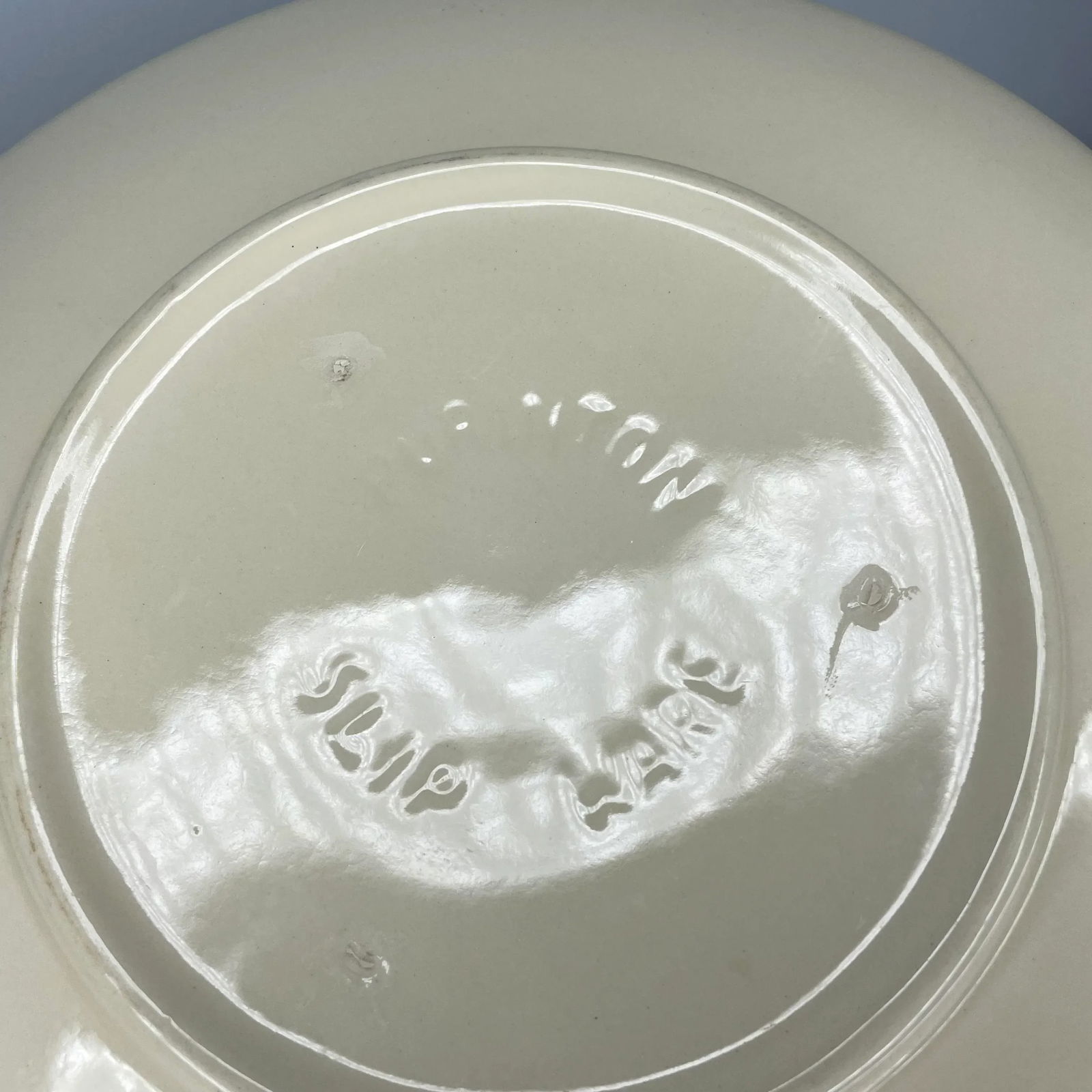 Vintage Hand Painted Purinton Pottery Slip Ware Intaglio Platter - 7