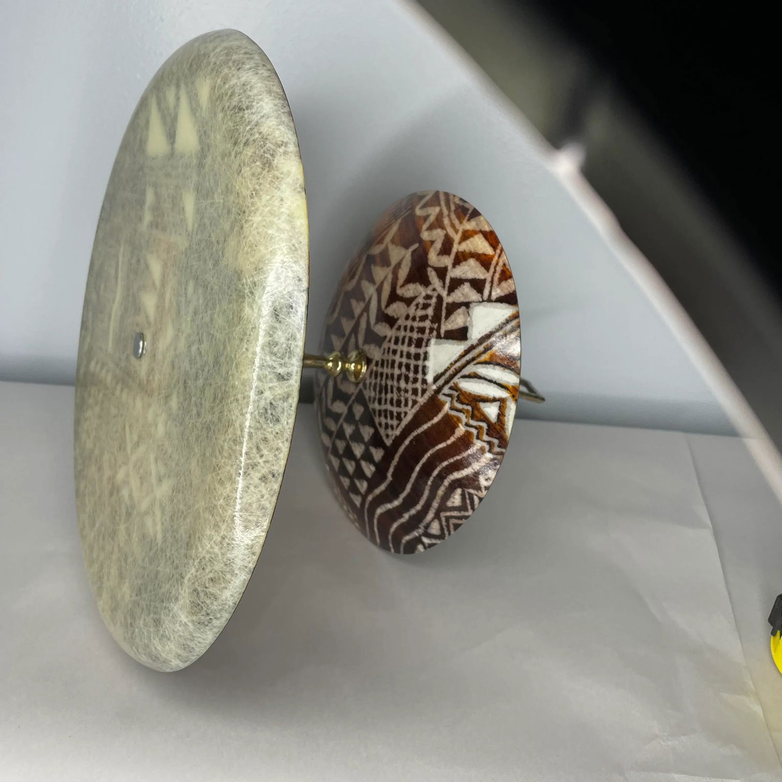 Mid Century Fiberglass Two Tier Platter - 2