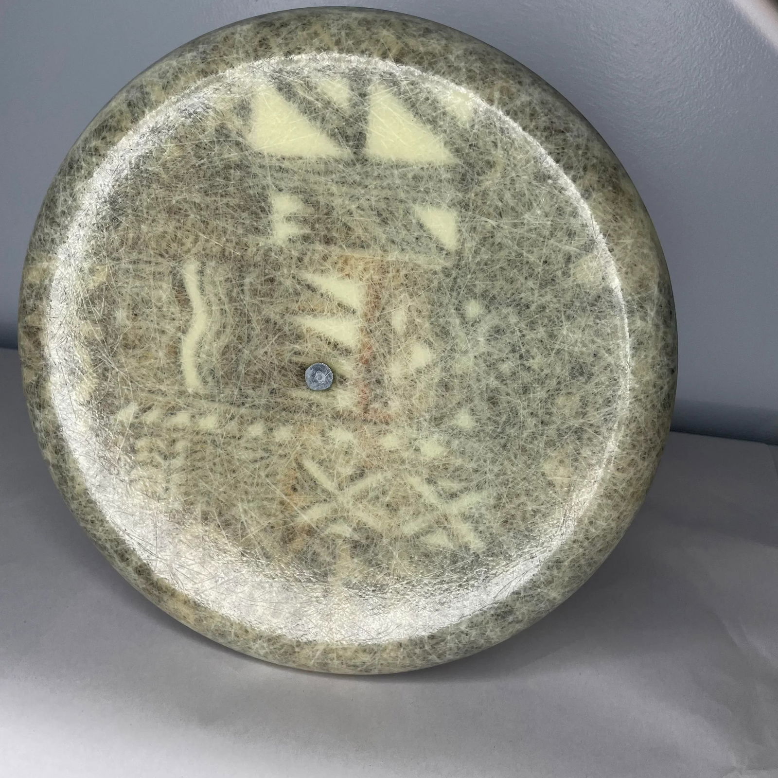 Mid Century Fiberglass Two Tier Platter - 5