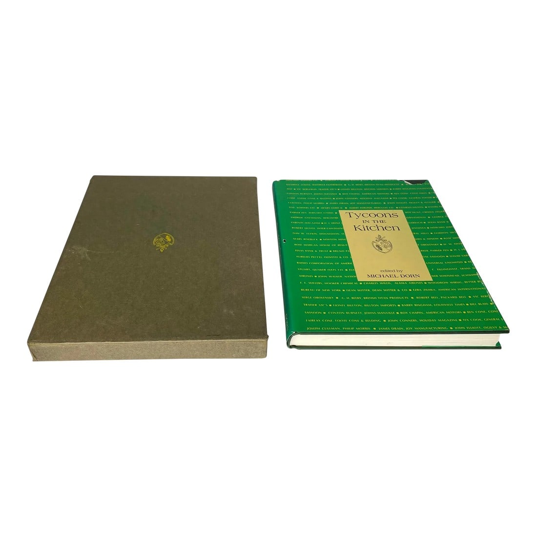 1968 "Tycoons in the Kitchen" by Michael Dorn First Edition Cookbook: 1968 "Tycoons in the Kitchen" by Michael Dorn Cookbook, First Edition, 199 pages. Some light foxing to the pages. Condition: Alterations: Original Condition Unaltered Imperfections: Some